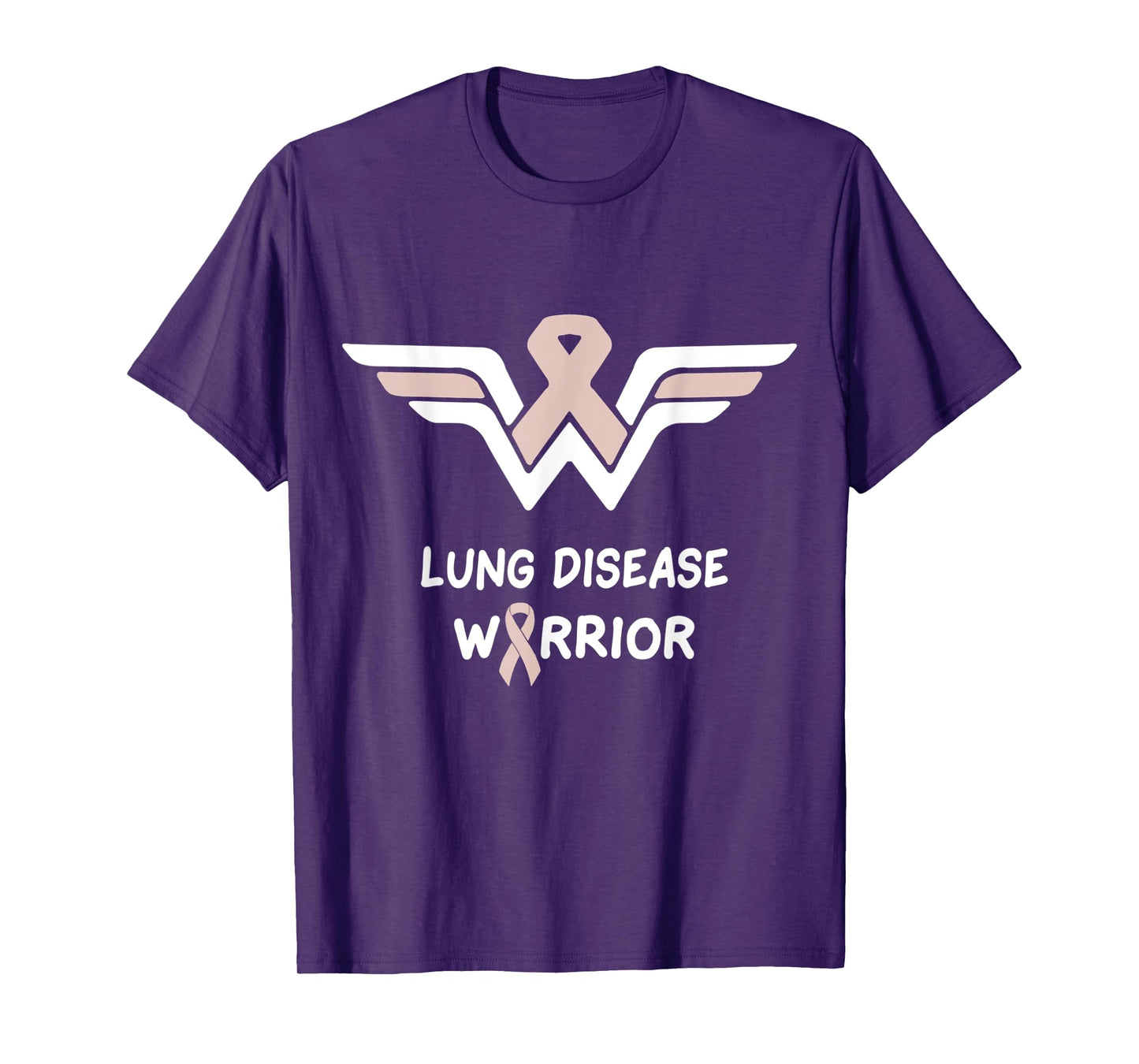 Lung Disease Awareness Warrior Support Survivor Pearl Ribbon T-Shirt