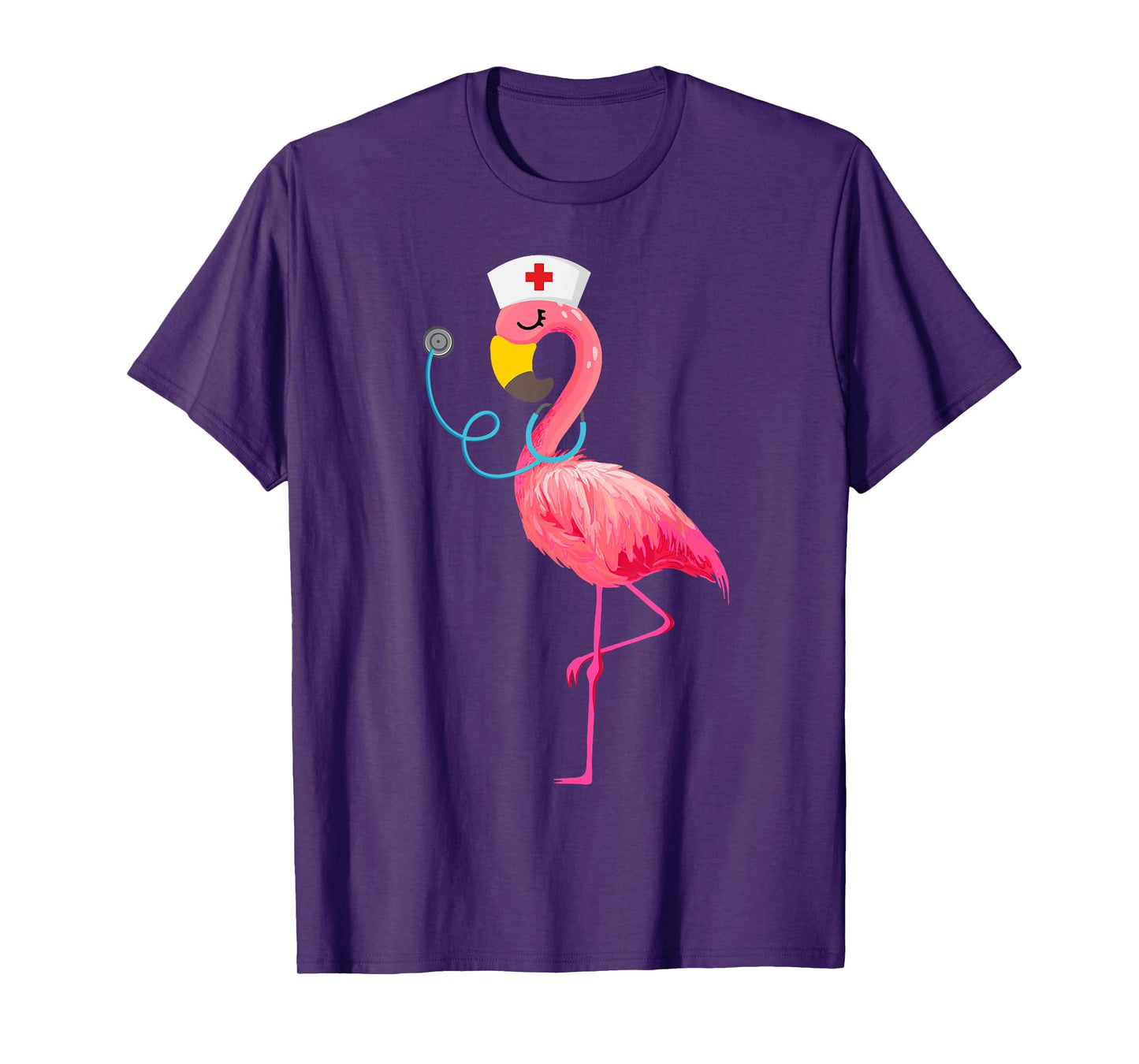 Nurse Flamingo - Funny Flamingo Lover Nursing T-Shirt
