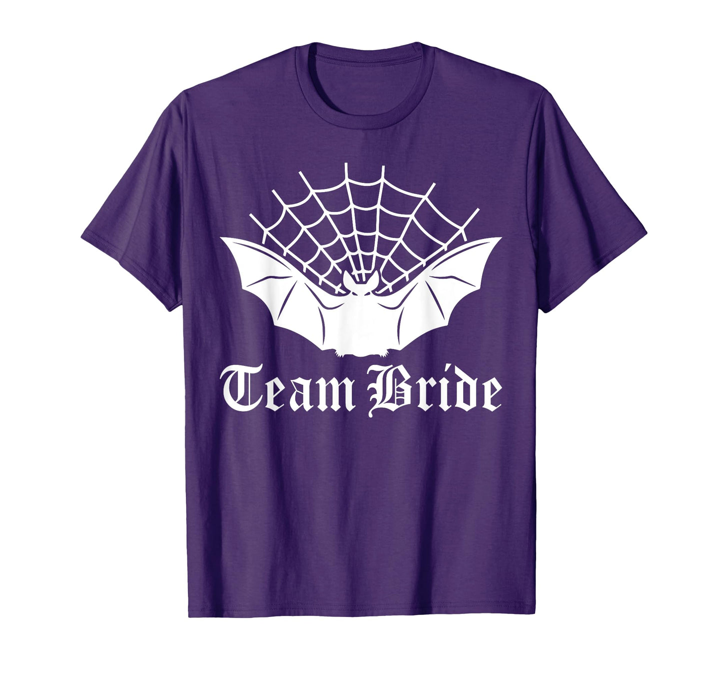 Team Bride Gothic Bat Bachelorette Bach Party Matching T-Shirt