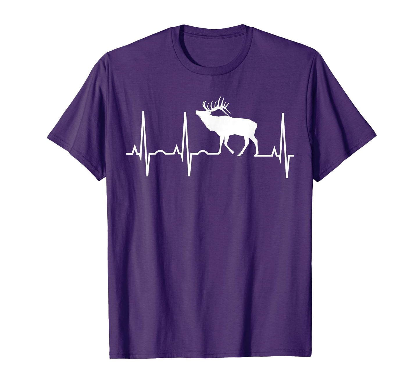 Elk Heartbeat Shirt - Best Elk Lover T-Shirt Men Women Kids T-Shirt