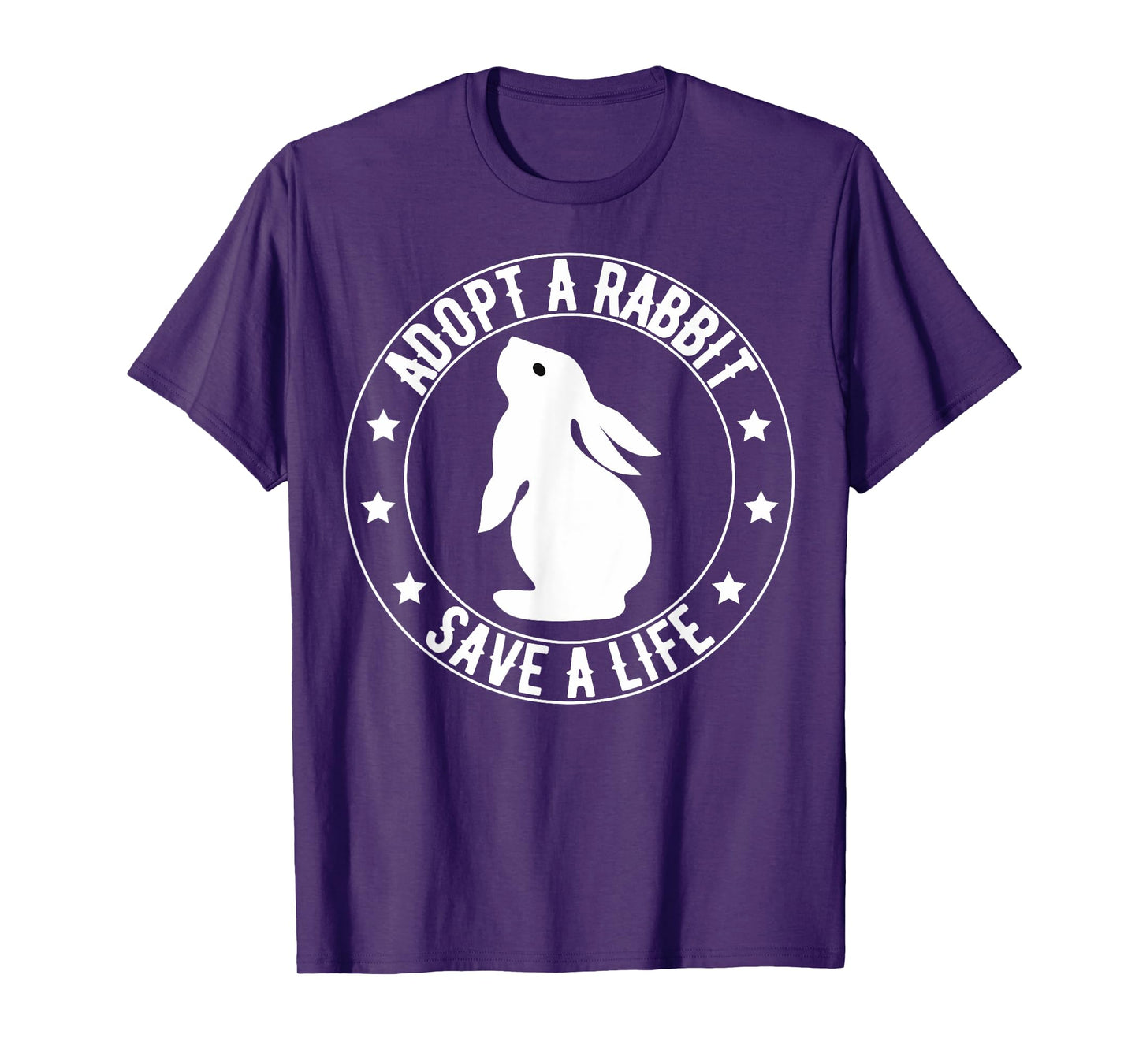 Save a Life Adopt a Rabbit, Adopt Animal Rescue Wild Bunnies T-Shirt