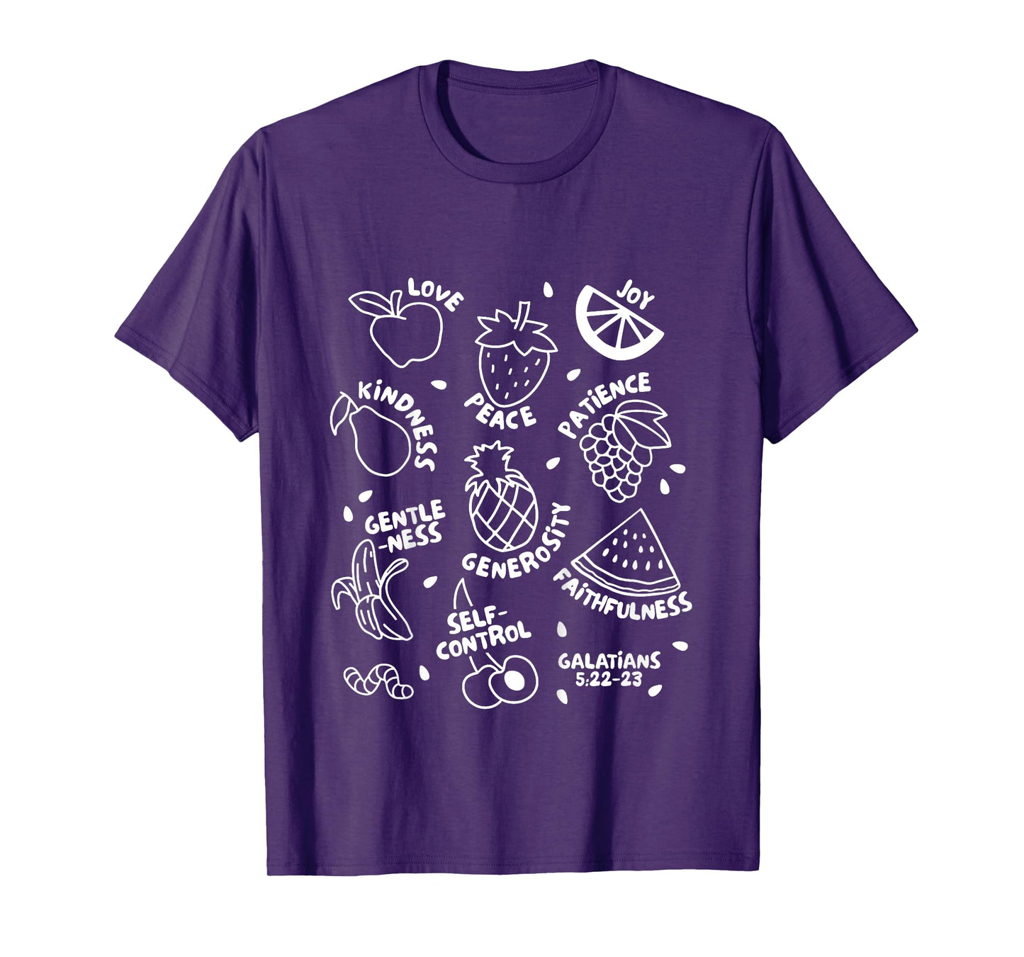 Fruit of the Spirit Christian Biblical Toddler Child Of God T-Shirt