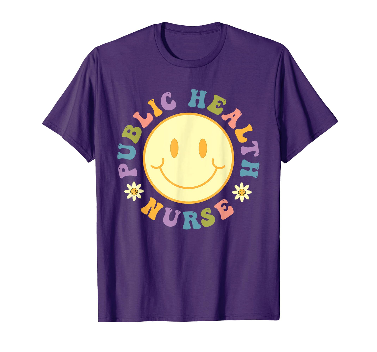 Public Health Nurse Shirt Women Groovy Public Health Nursing T-Shirt