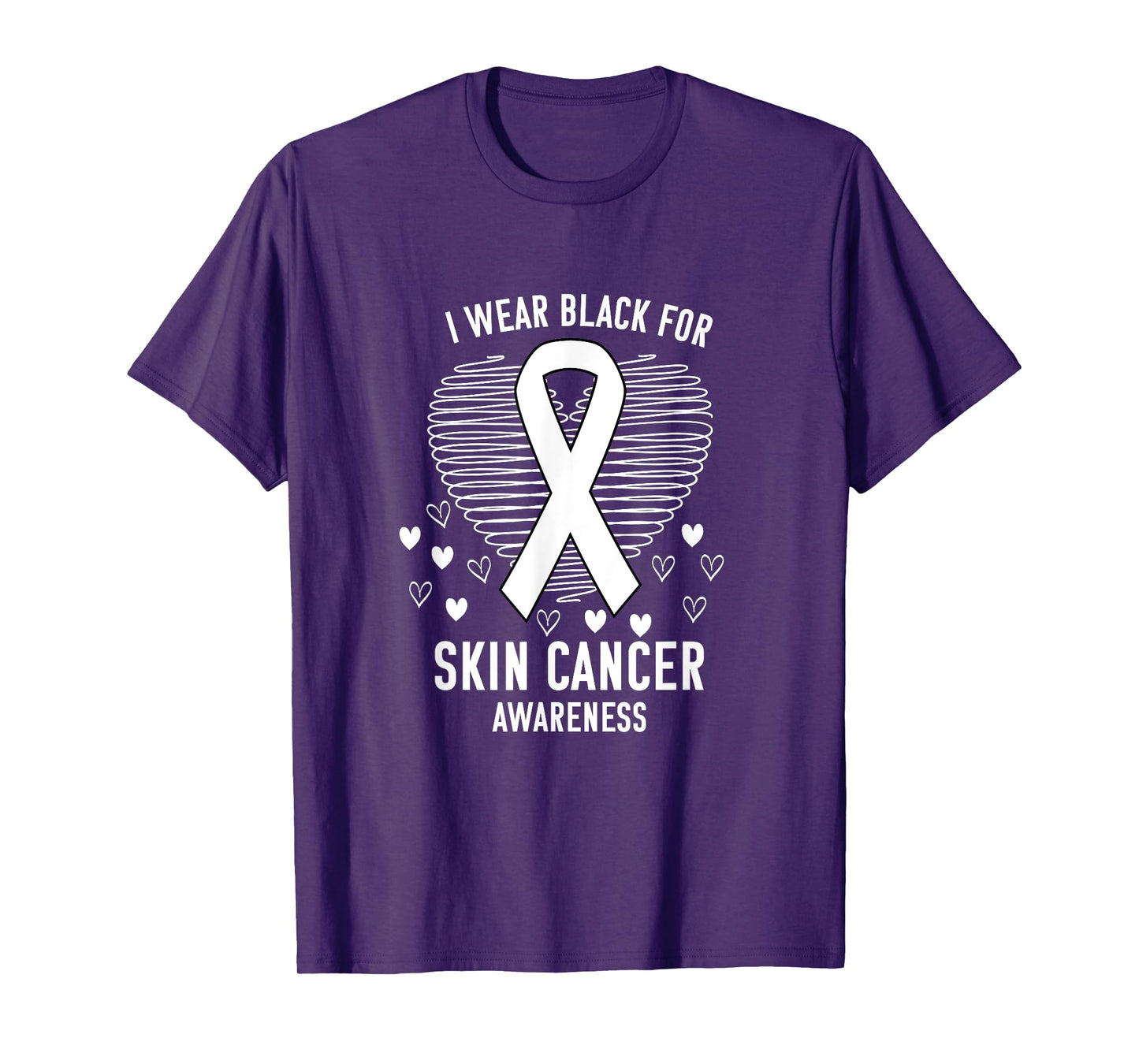I Wear Black Skin Cancer Awareness Month T-Shirt