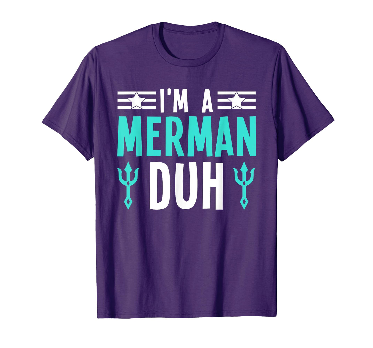 I'm a Merman Duh Costume Halloween Funny T-Shirt