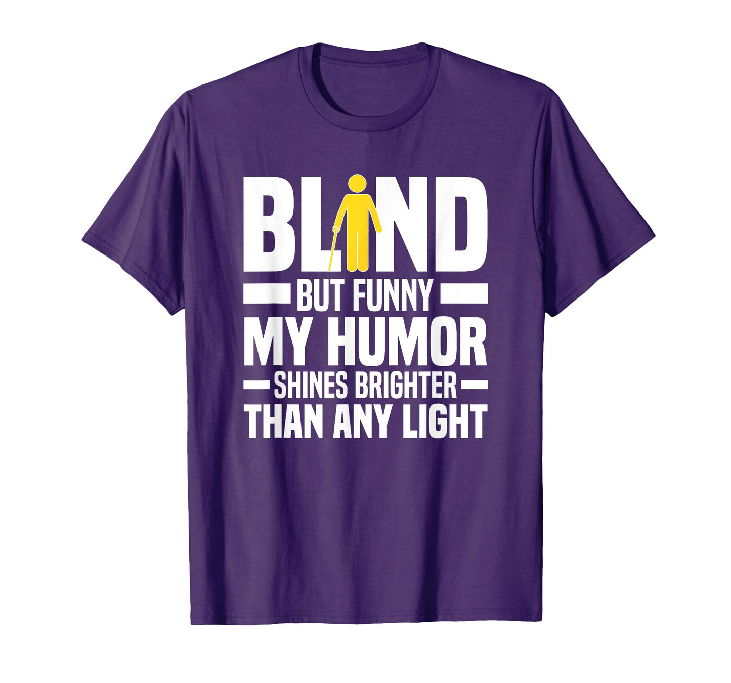 Funny Blind Braille Visually Impaired Blindness T-Shirt