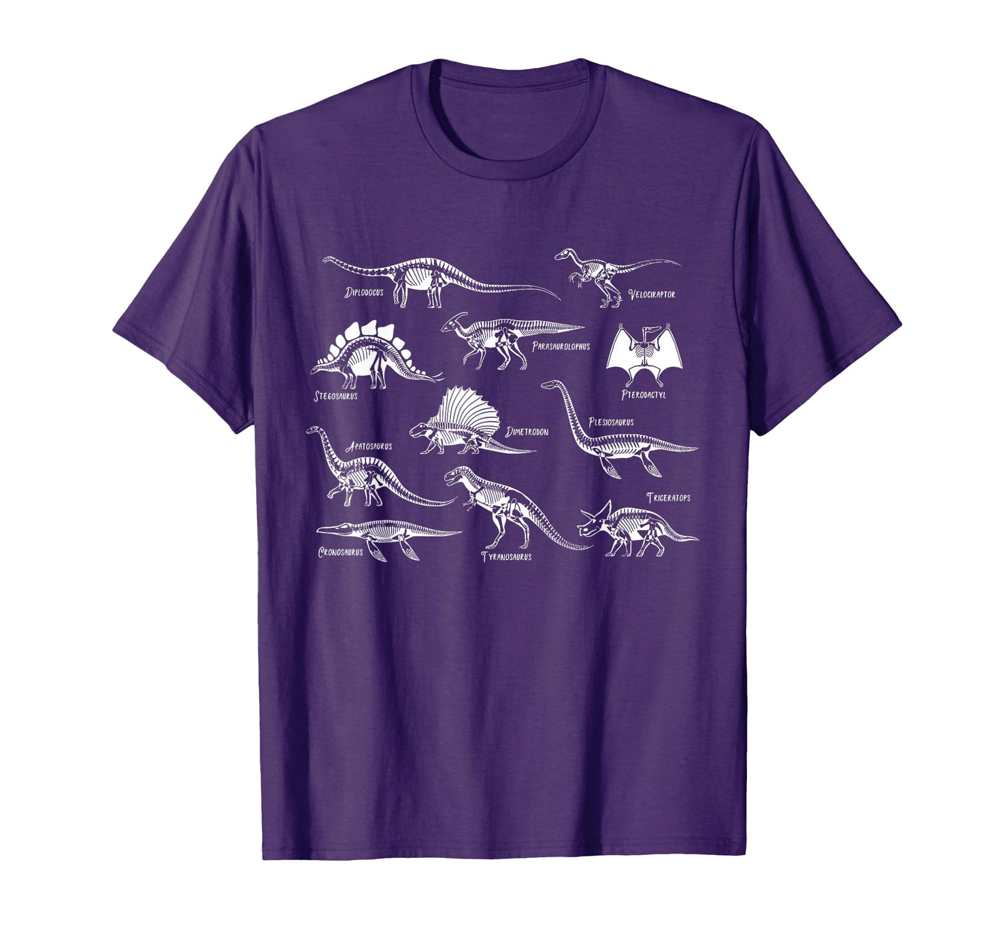 Fossil Skeleton Dinosaur Bones Paleontologist Paleontology T-Shirt