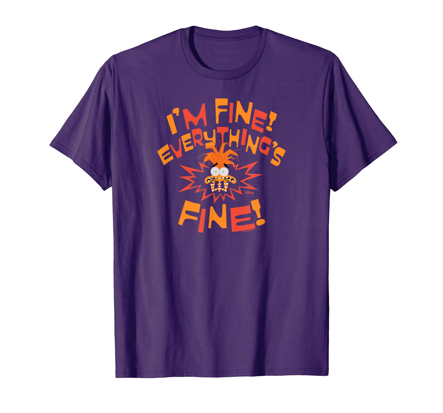 Inside Out 2 - Anxiety I'm Fine Everything's Fine T-Shirt
