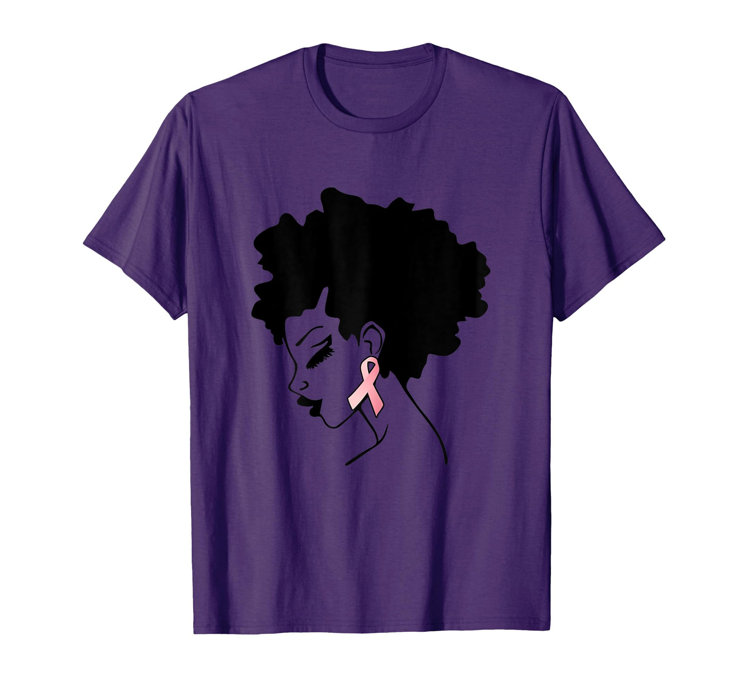 Breast Cancer Awareness tShirt Afro American T-Shirt