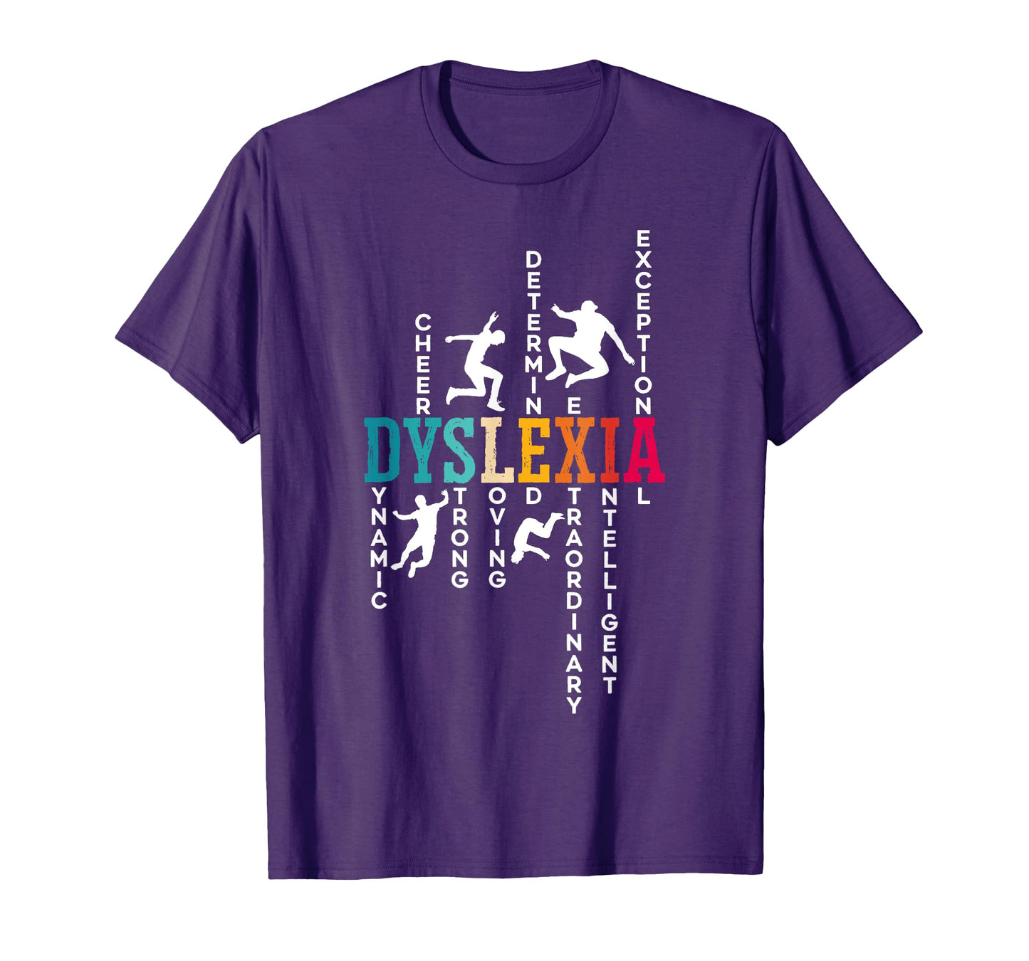 Dyslexia Awareness Dyslexic SteMi Apparel Unisex-Adults Black Short Sleeve T-Shirt Small