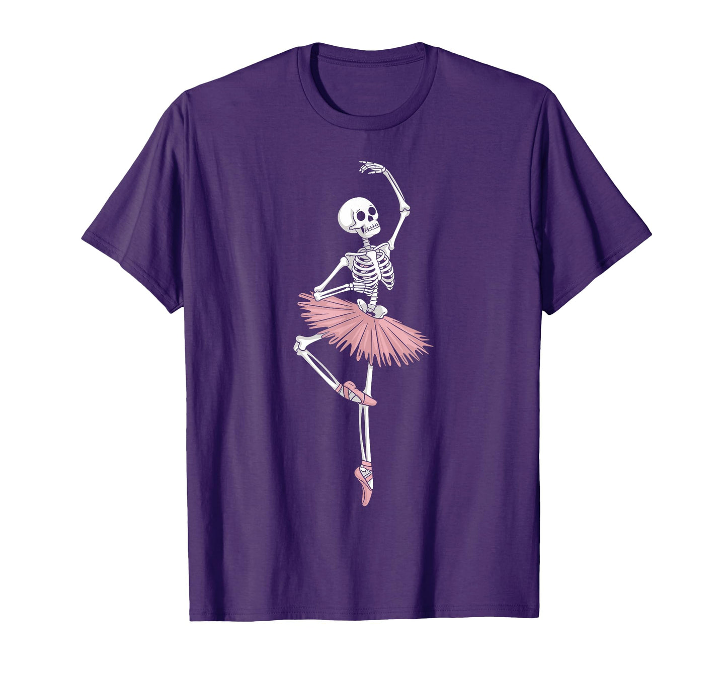 Skeleton Dancing Ballet Lovers Spooky Halloween Dancer T-Shirt