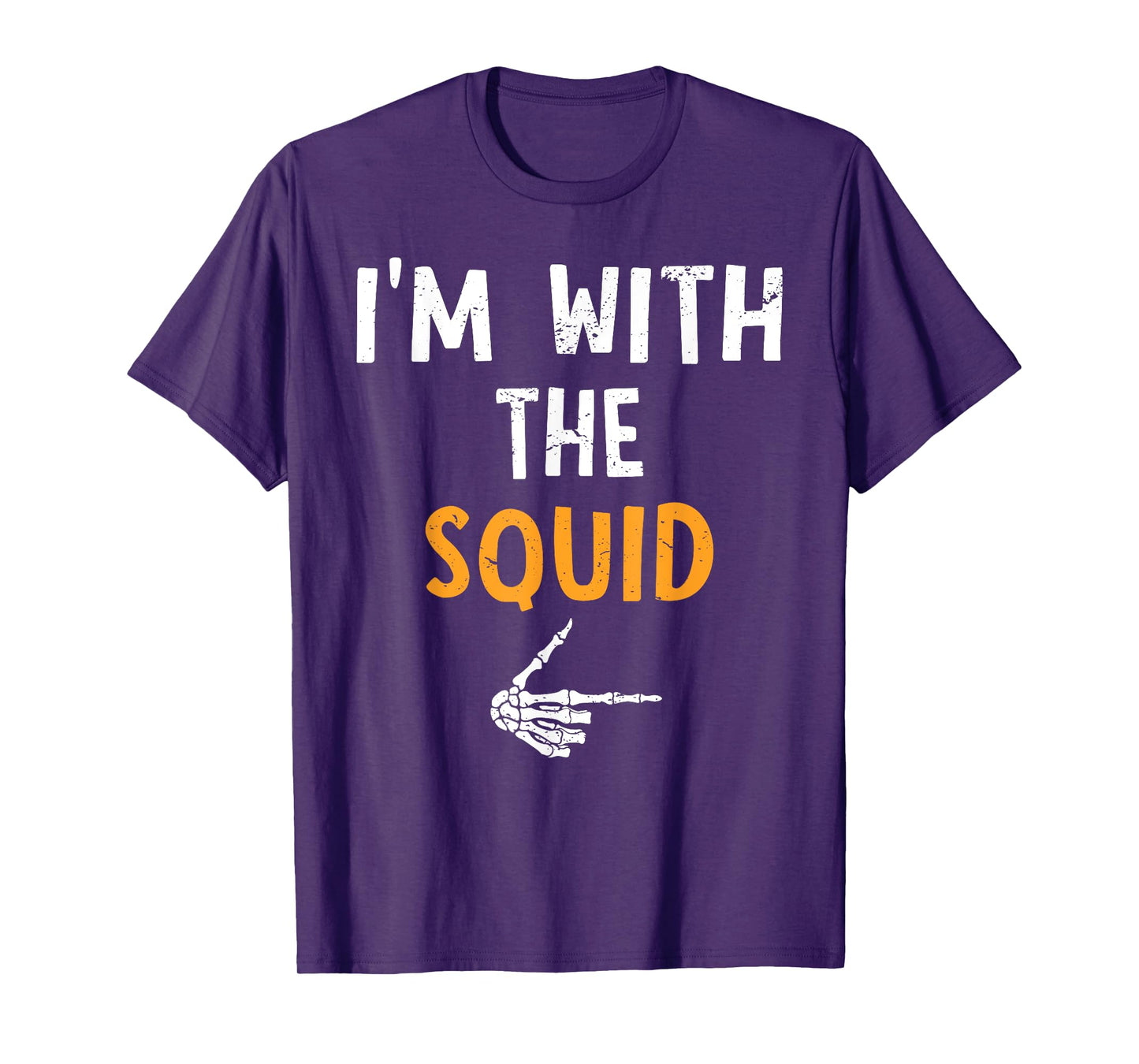 I'm with The Squid Costume Halloween Matching Couple T-Shirt