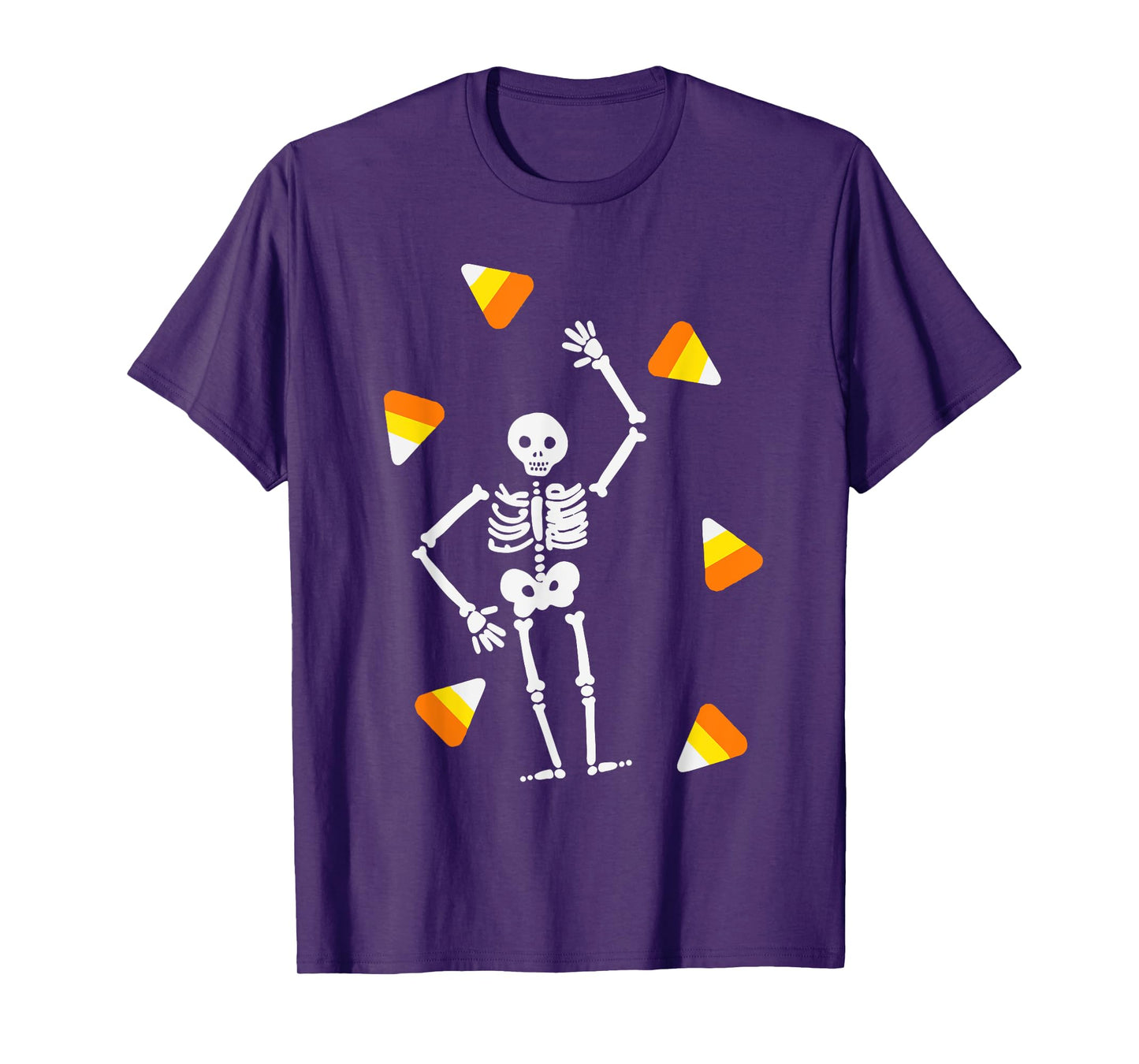 Funny Slightly Halloween Skeleton Candy Cute Spooky Season T-Shirt