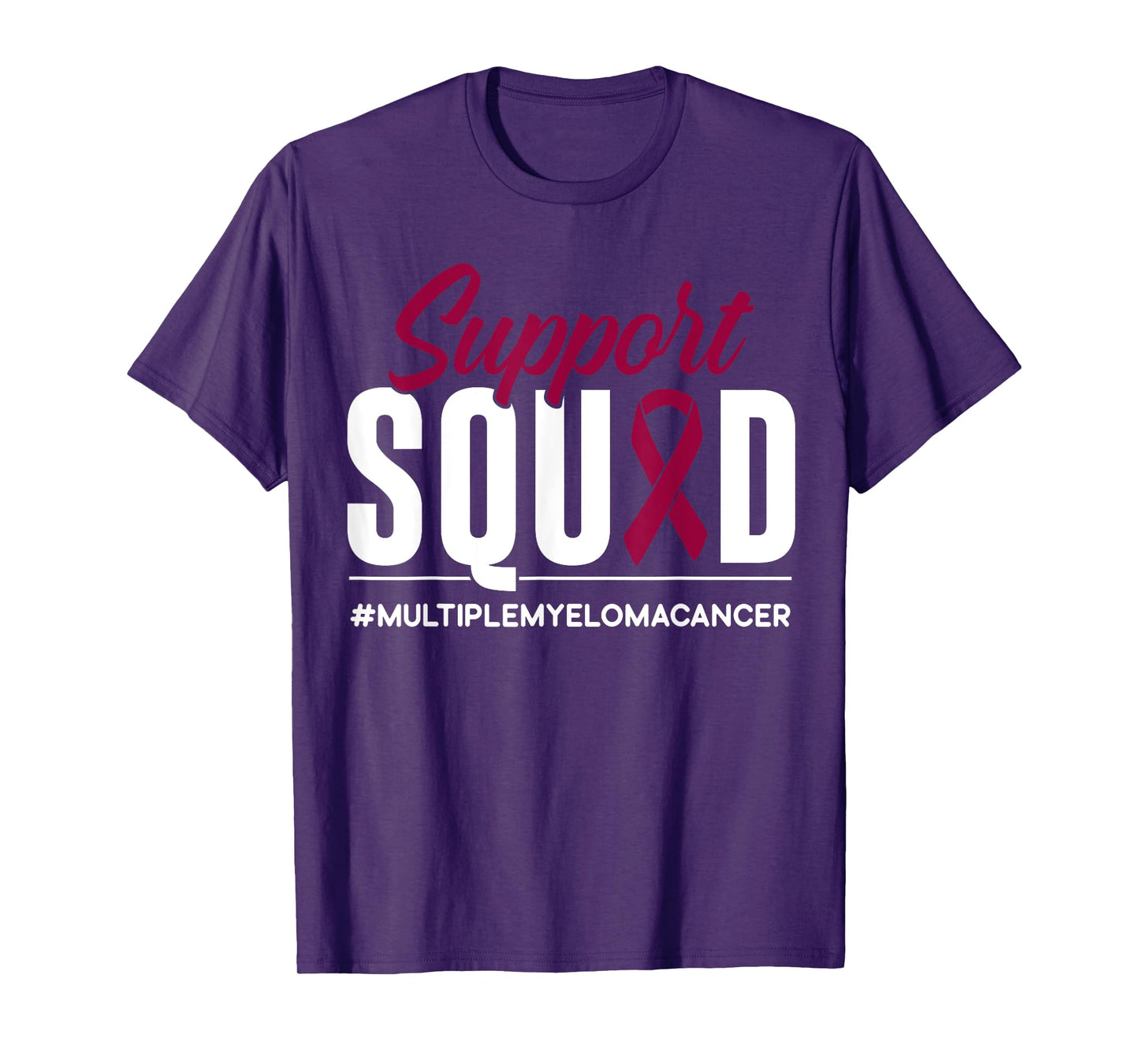 Support Squad Multiple Myeloma Cancer Awareness Gift T-Shirt