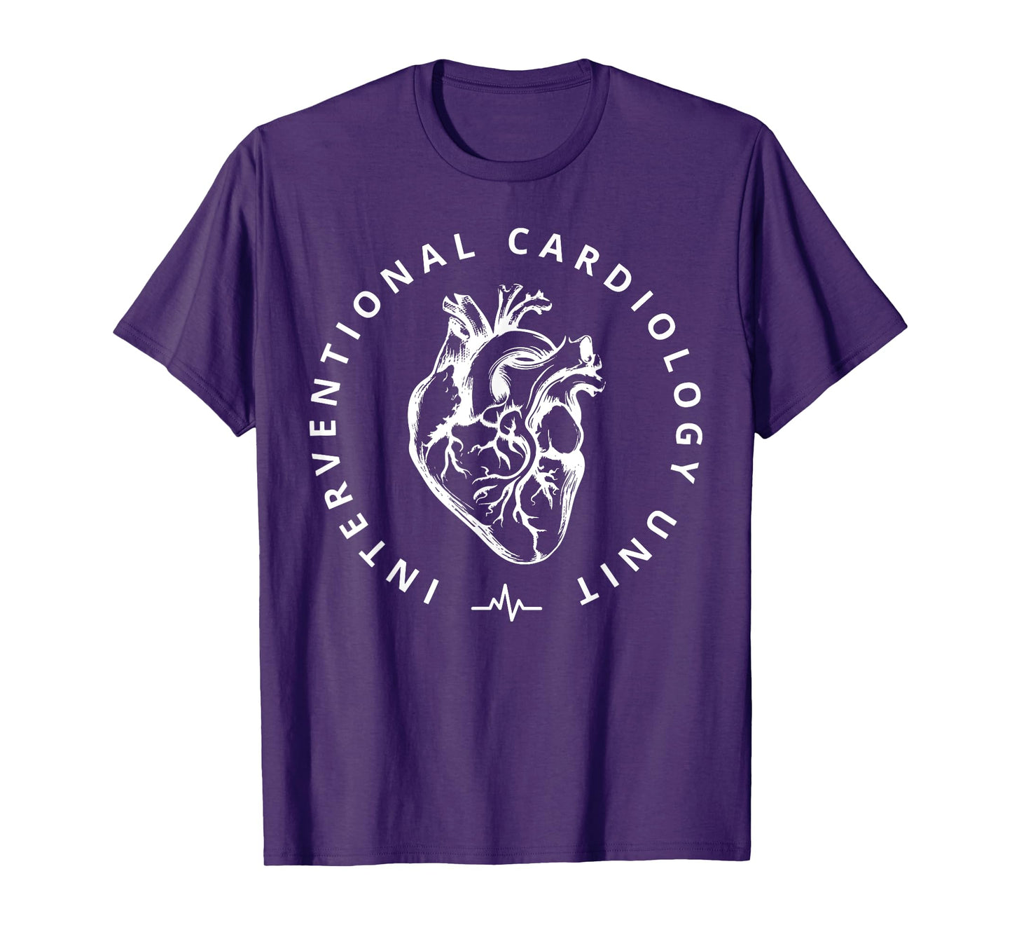 Heart Interventional Cardiology IR Technologist Cath Lab T-Shirt