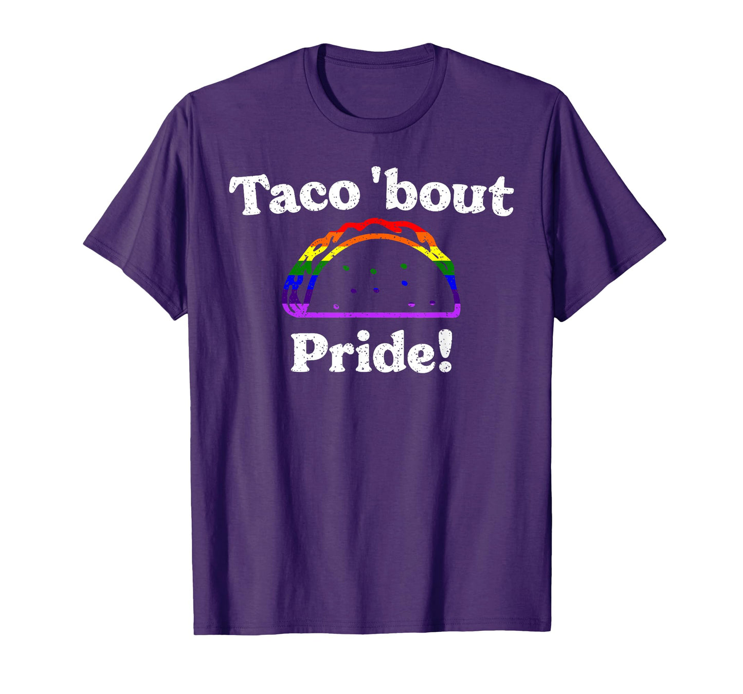 Taco 'Bout Pride LGBTQ+ Mexican Food Truck Fiesta Rainbow T-Shirt