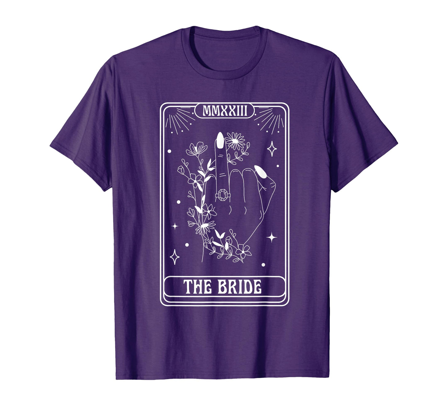 The Bride Spooky Season Gothic Bachelorette Matching T-Shirt