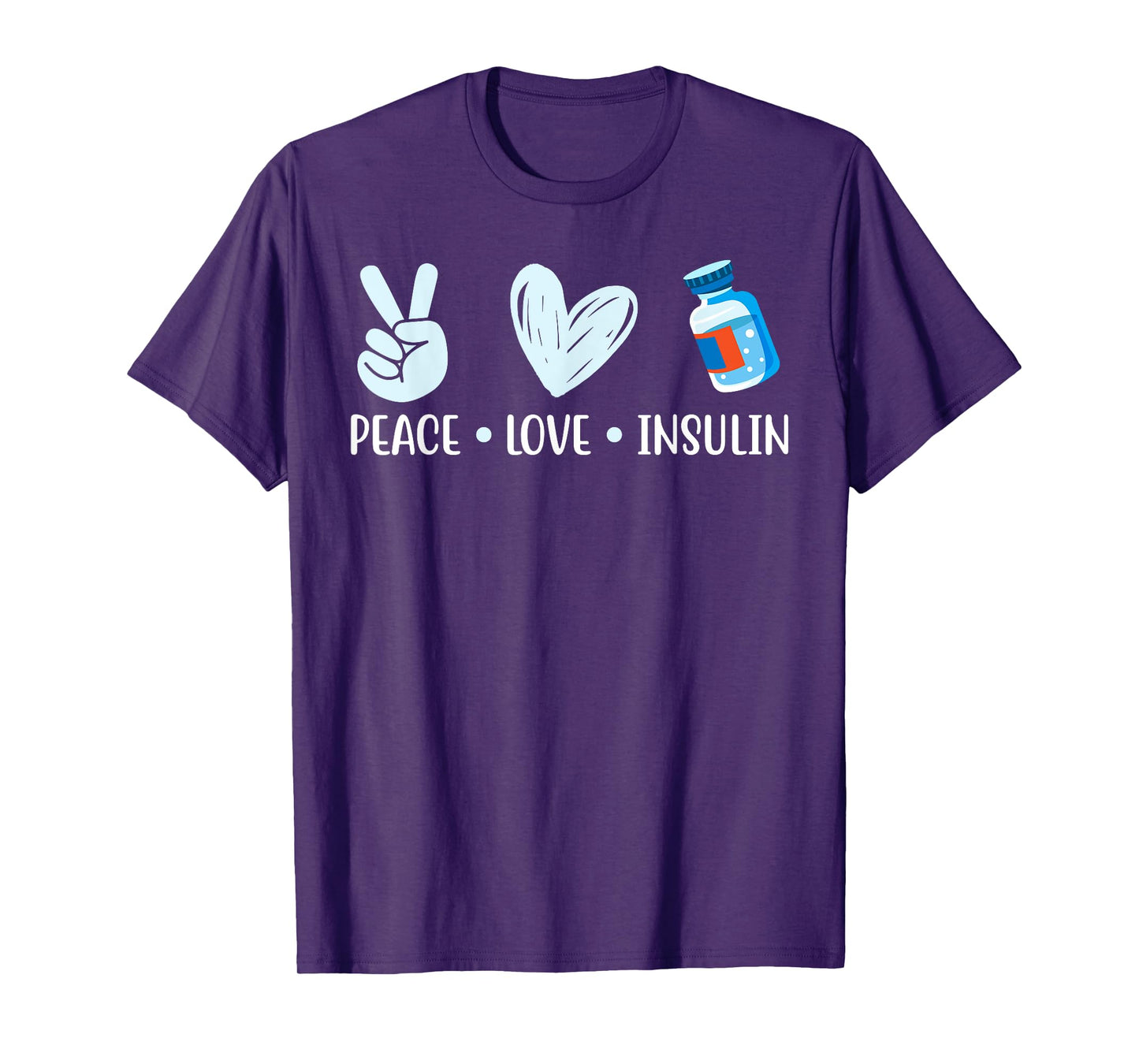 Diabetes Saying Men Women Diabetes Awareness Diabeti T-Shirt