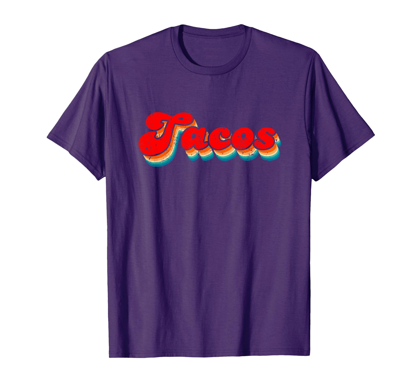 Retro Tacos 80s 90s Taco Lover Vintage Cinco De Mayo Fiesta T-Shirt