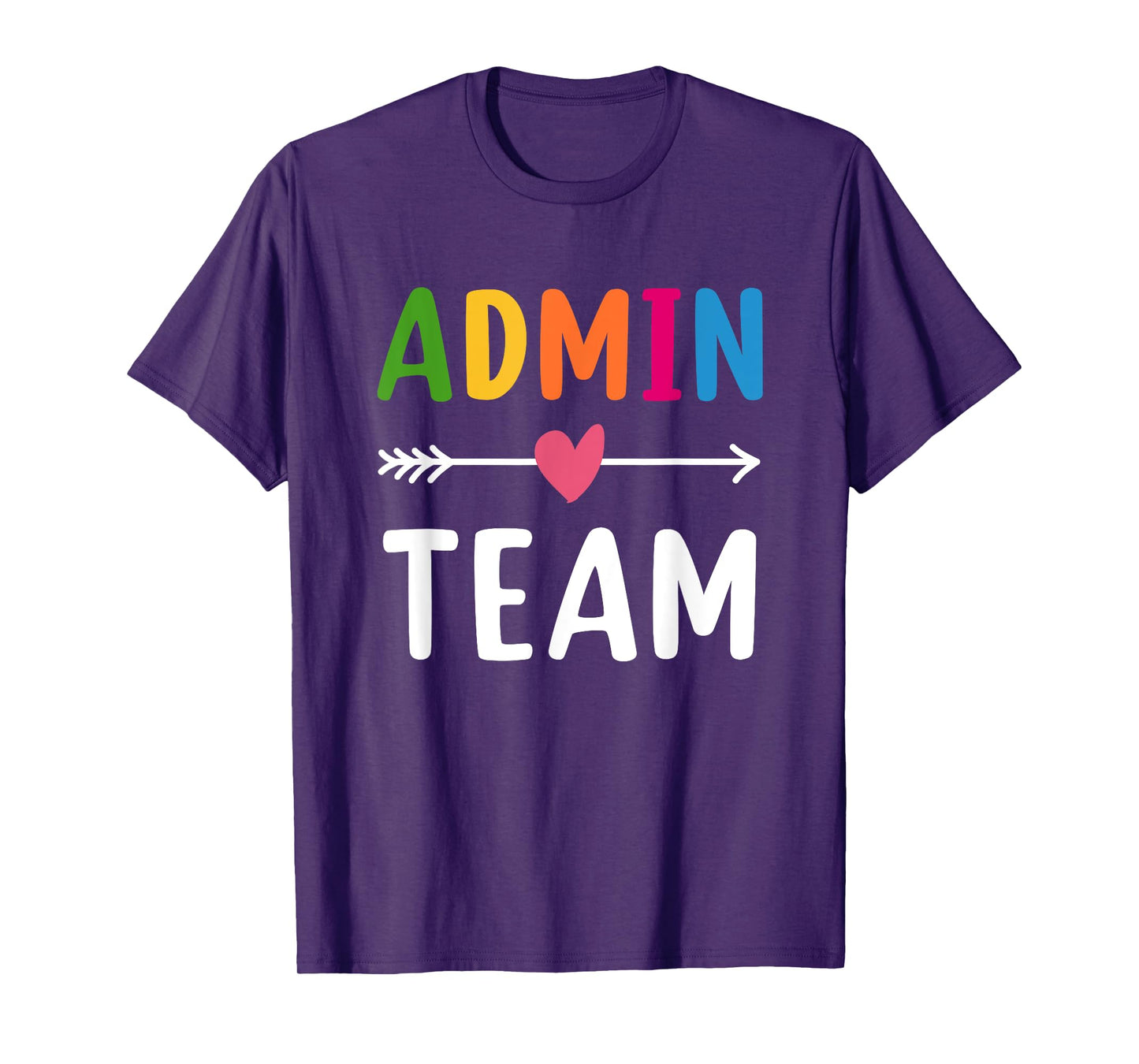 Admin Team Back to School Matching Group Squad T-Shirt