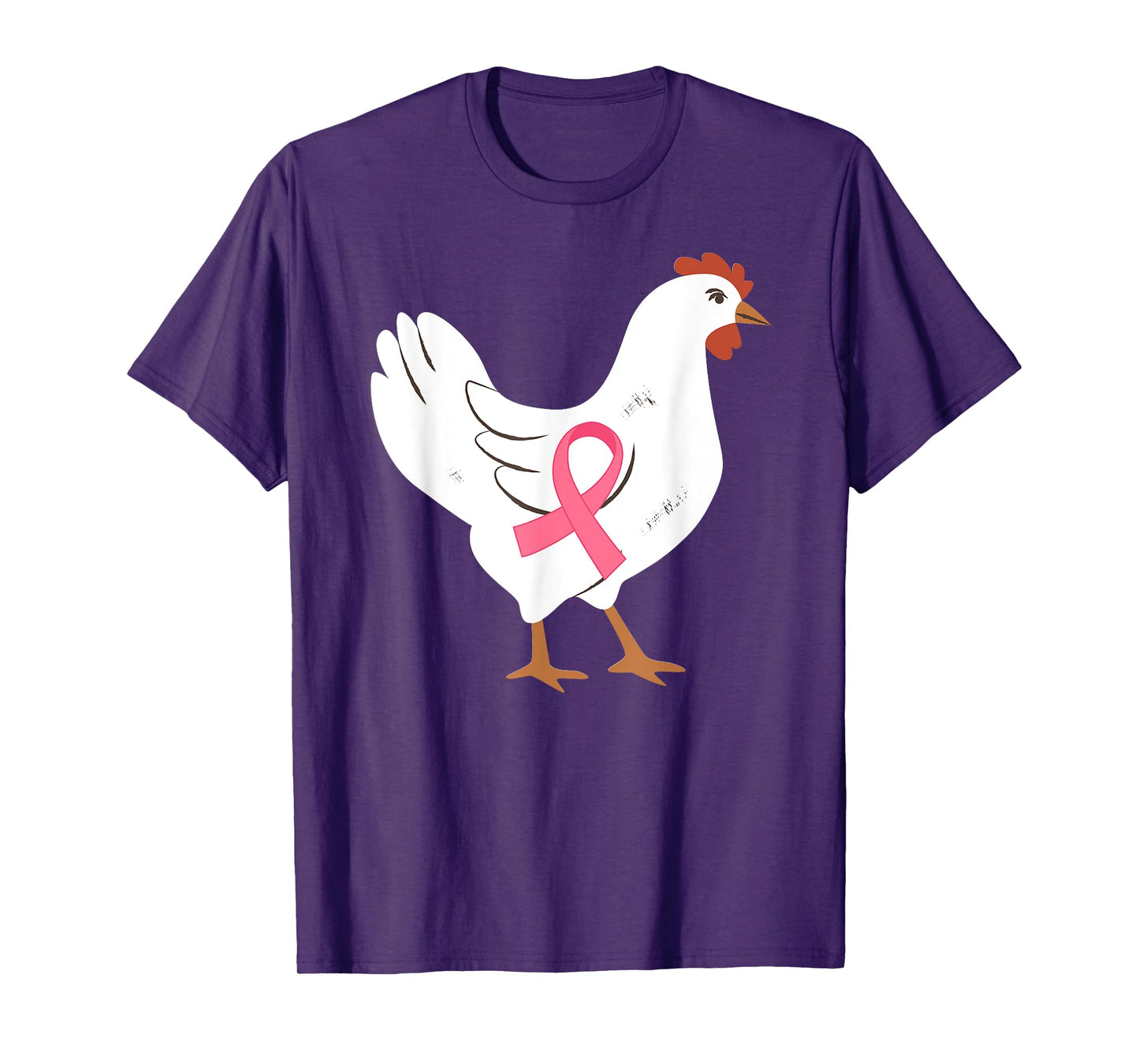 Chicken Breast Cancer Awareness Pink Ribbon Cancer Survivor T-Shirt
