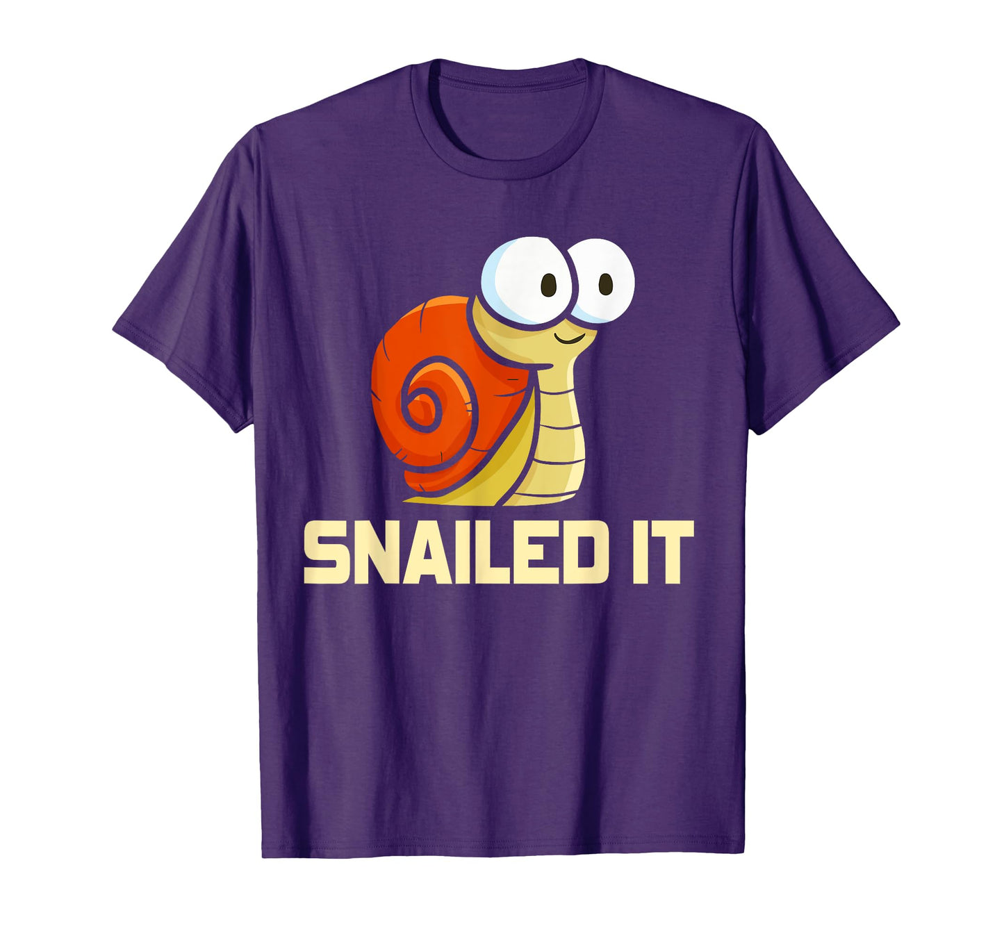 Snailed It Men Women Snails Humor Animal Funny Snail T-Shirt
