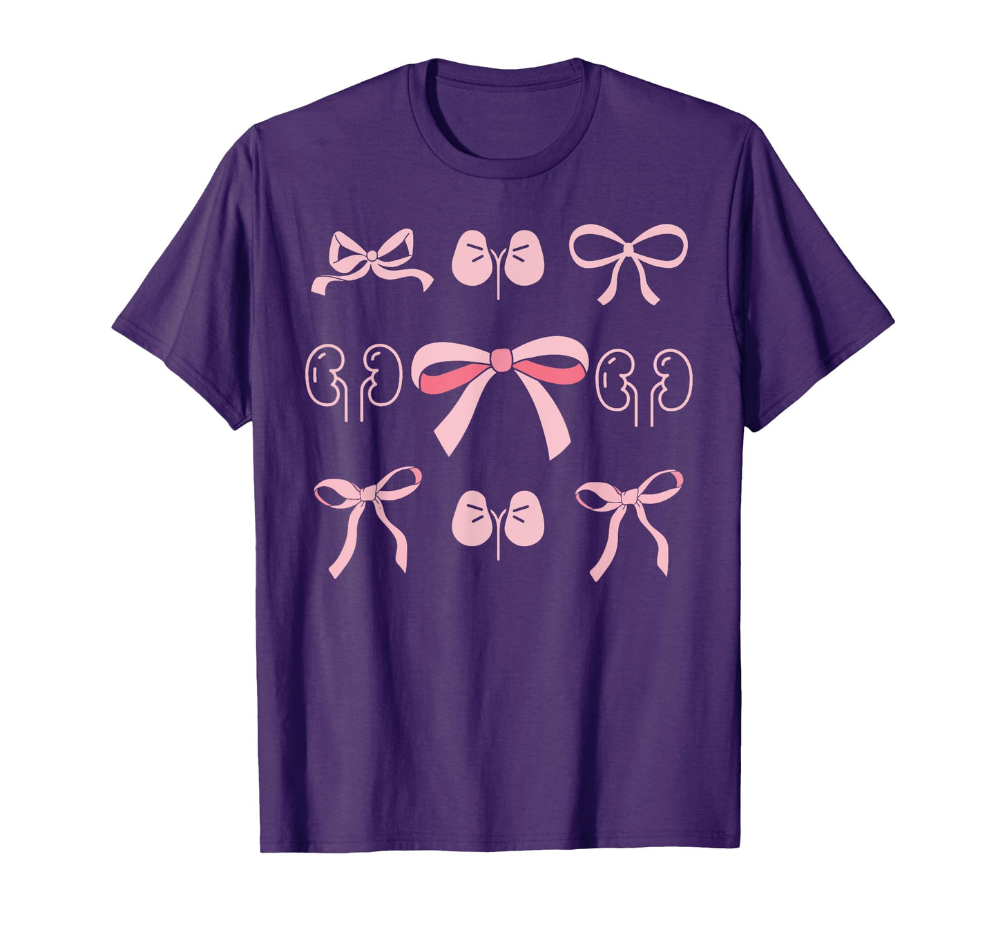 Coquette Bow Kidney Nurse Nephrology Dialysis Technician T-Shirt