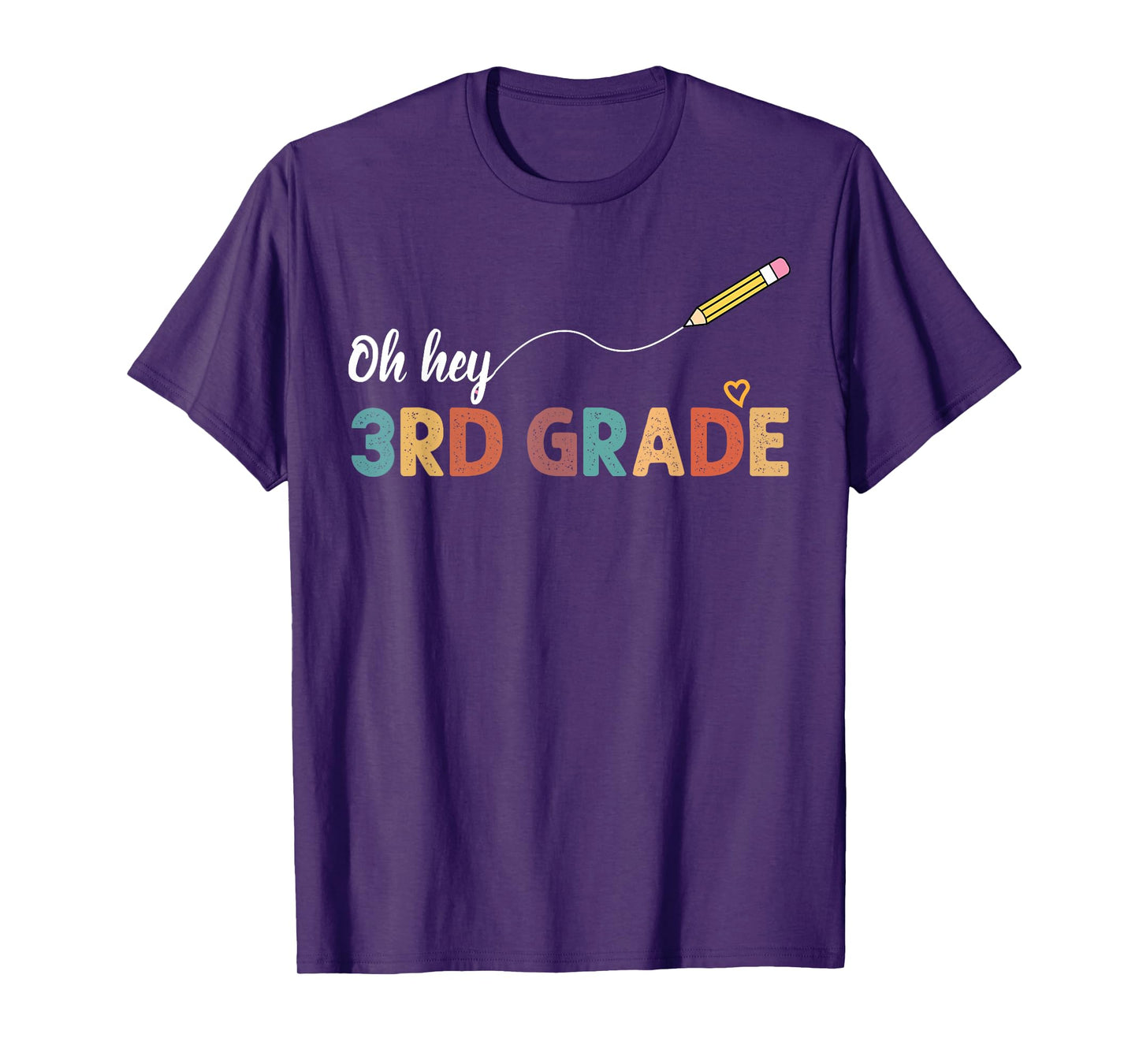 Oh Hey Third Grade Cute 3rd Grade Team Back To School T-Shirt
