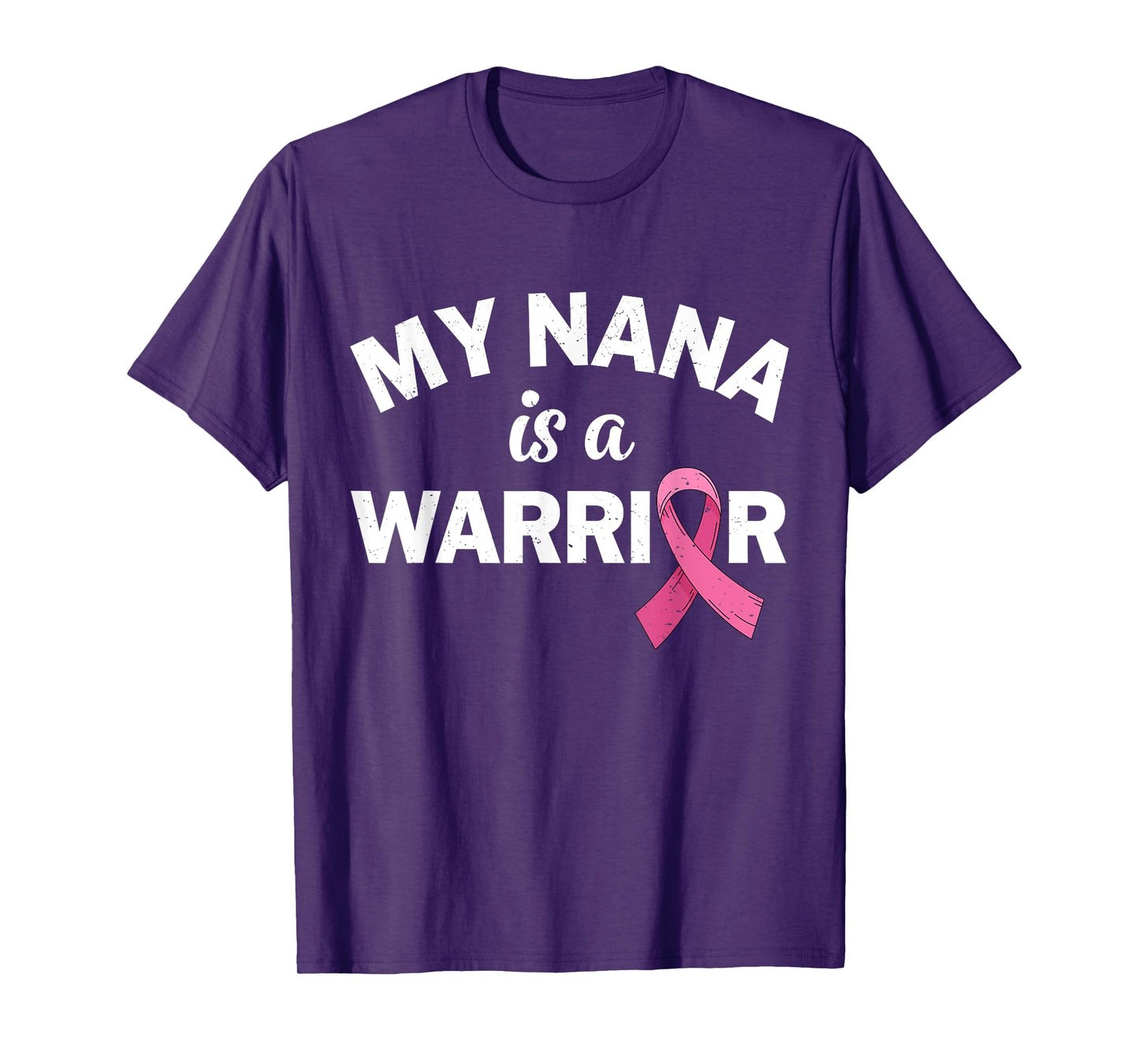 Grandkids Of A Warrior My Nana Is A Breast Cancer Warrior T-Shirt