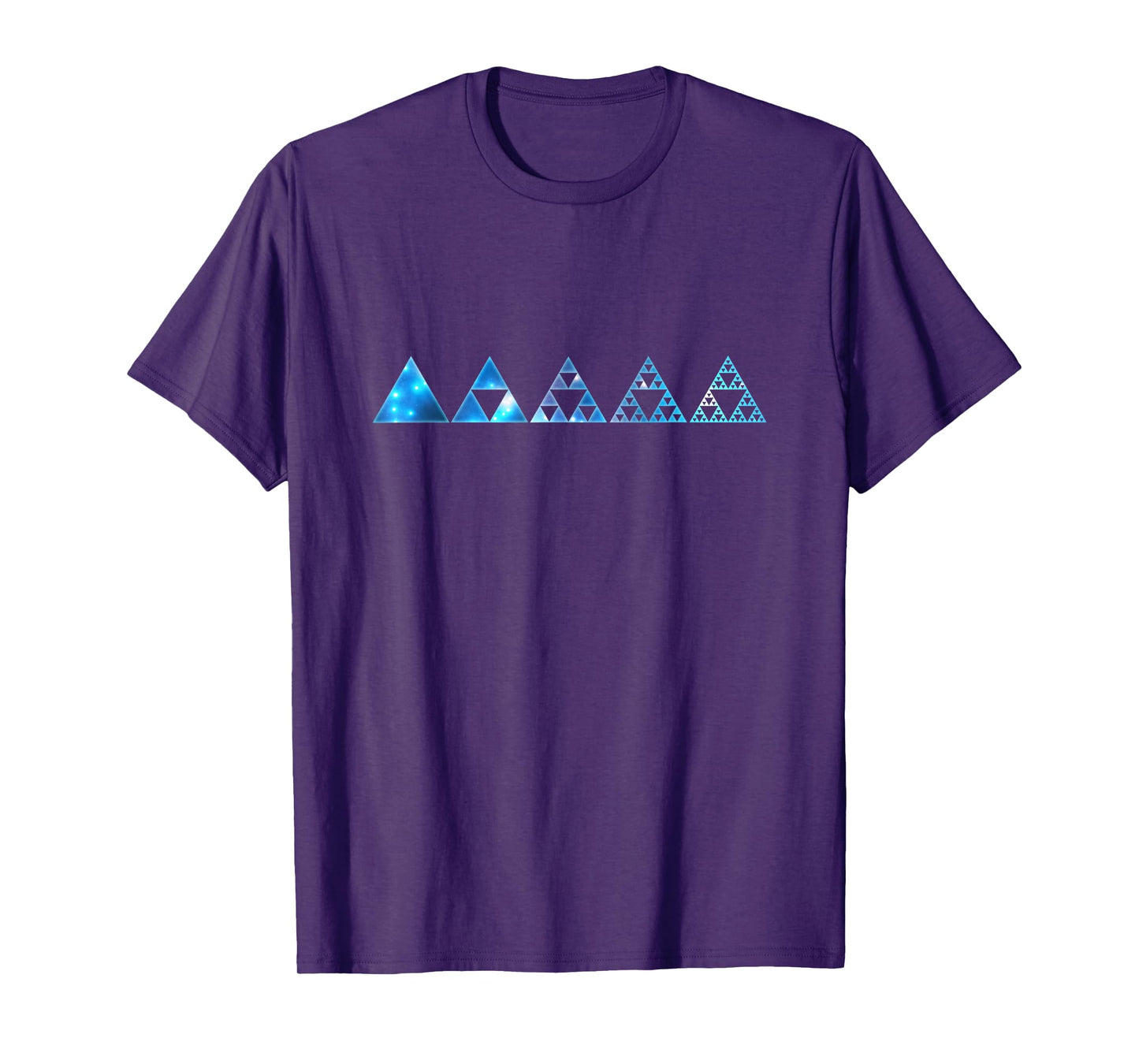 Sierpinski Triangle Fractal Geometry Math Math Matrix T-Shirt