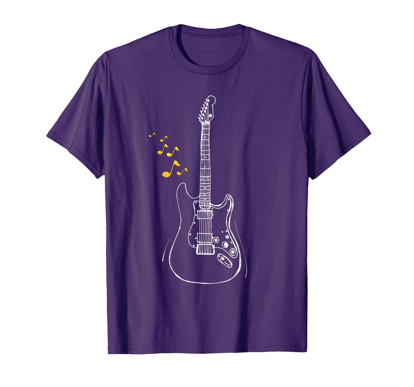 Cut guitar notes, guitarist shirt,guitar musical Notes T-Shirt