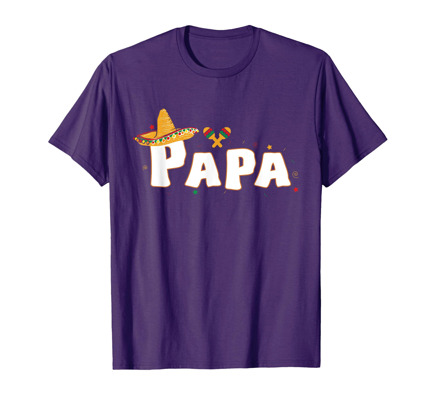 Fiesta Mexican Party Funny Cinco De Mayo Papa T-Shirt