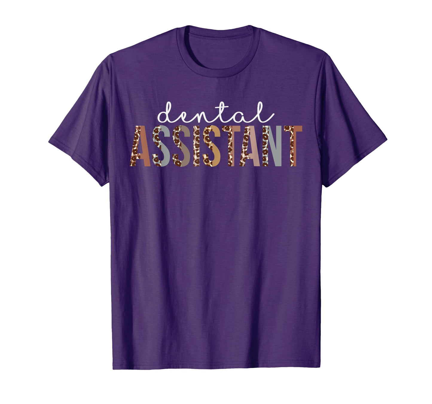 Leopard Dental Assistant Appreciation healthcare workers T-Shirt