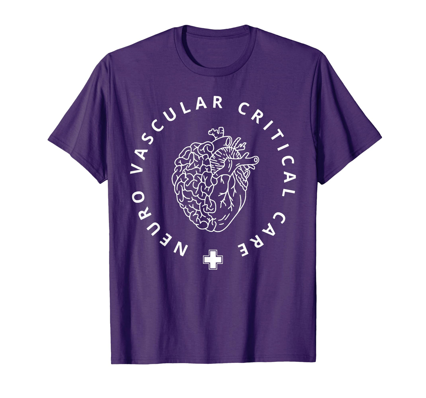 Retro Neuro Vascular Critical Care Nurse Neuro ICU ICU RN T-Shirt
