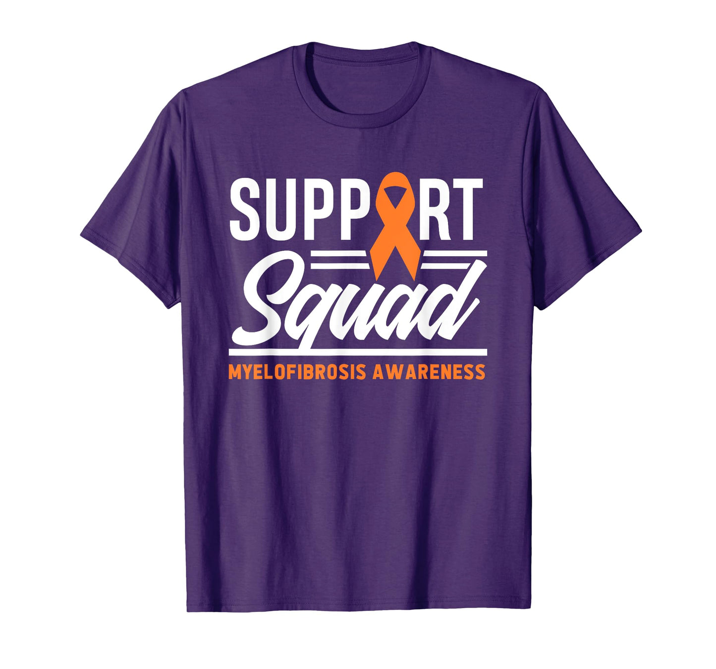 Myelofibrosis Warrior Support Squad Myelofibrosis Awareness T-Shirt