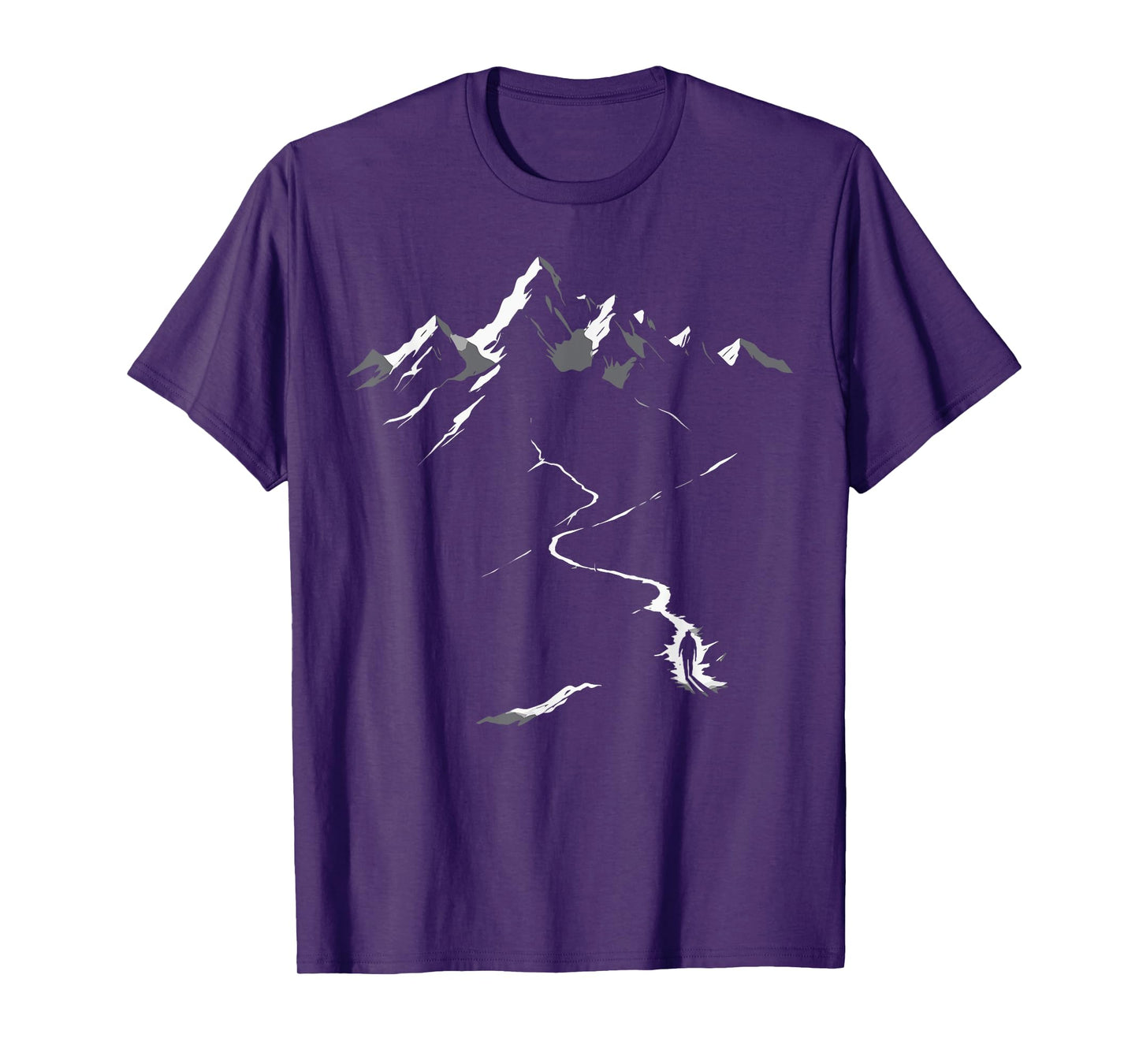Minimalist Hiking Mountain Climbing Simple Hiker T-Shirt