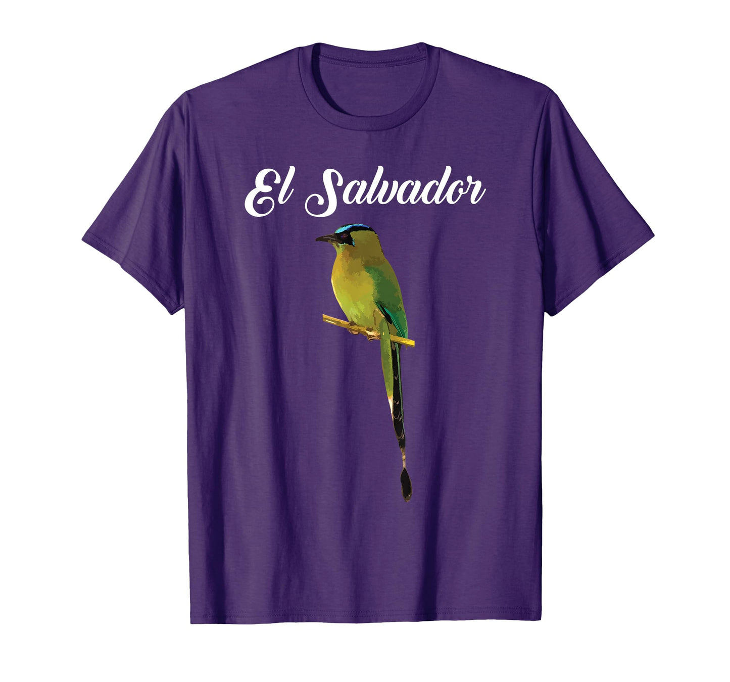 El Salvador Torogoz National Bird Salvadorian Pupusas Flag T-Shirt
