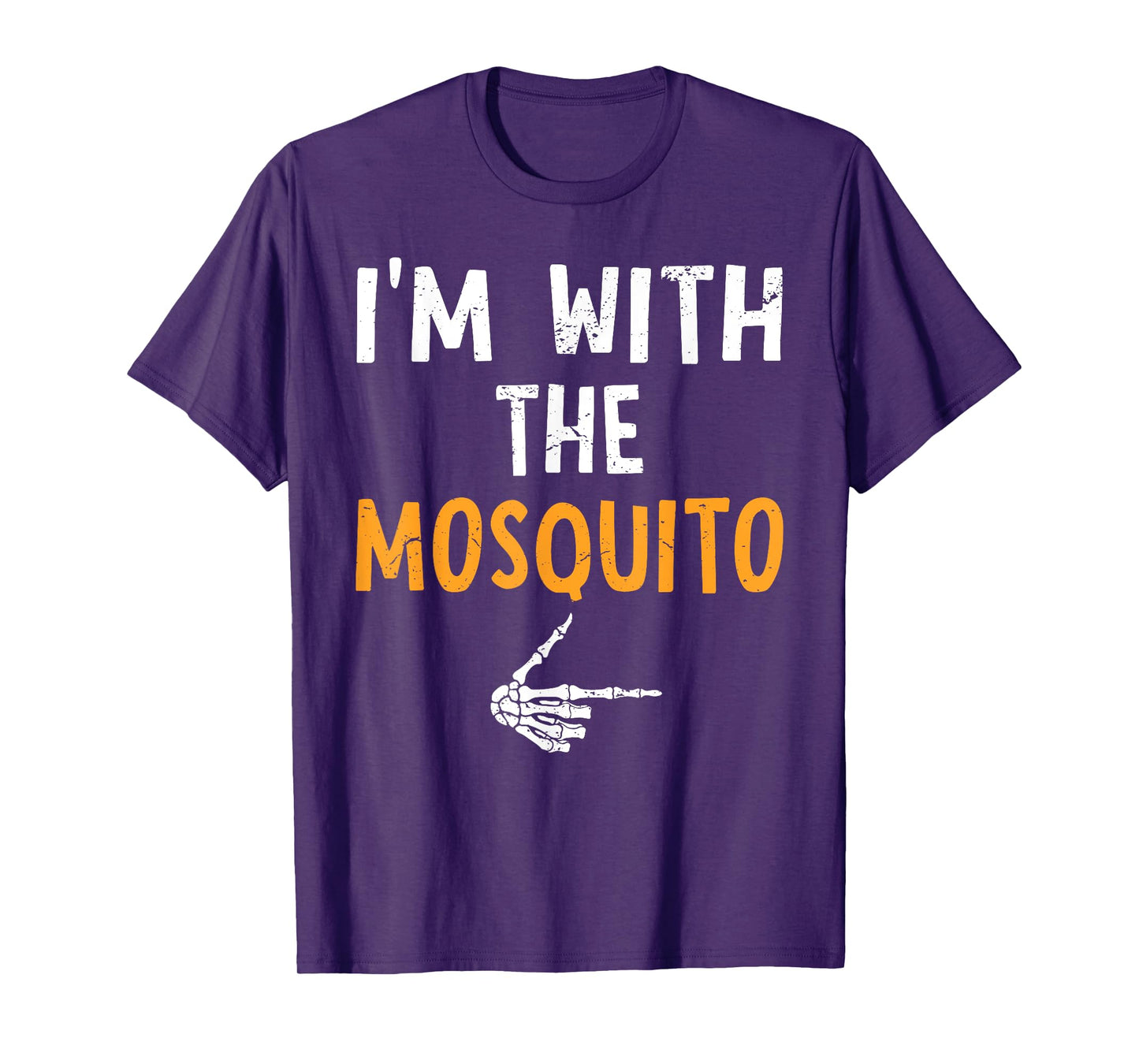 I'm with The Mosquito Costume Halloween Matching Couple T-Shirt