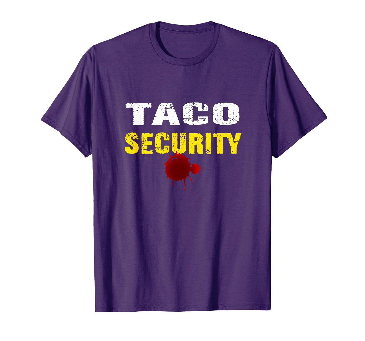 Halloween Adult Costume Taco Security Dad Mom T-Shirt