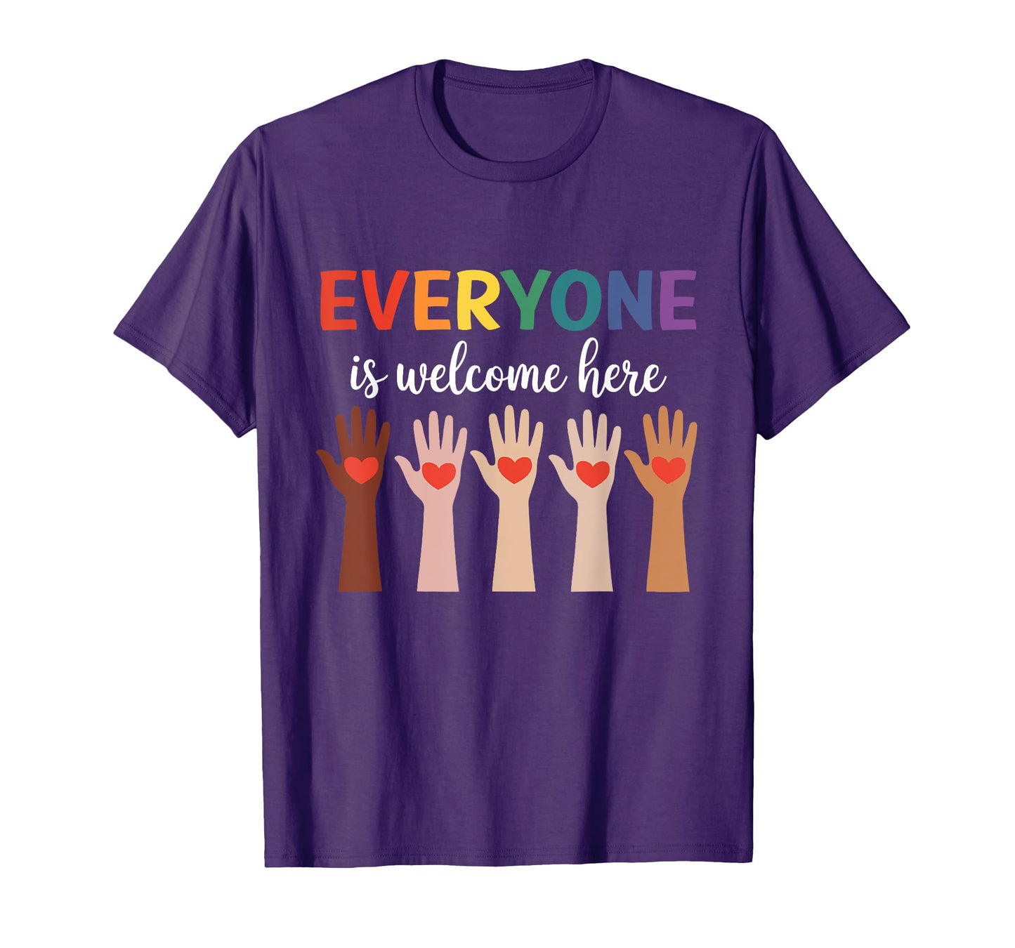 Everyone Is Welcome Here Idaho Teacher T-Shirt