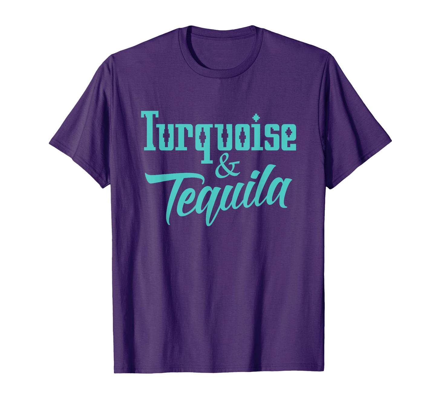 Cute Turquoise & Tequila Beautiful Aztec Inspired Design T-Shirt