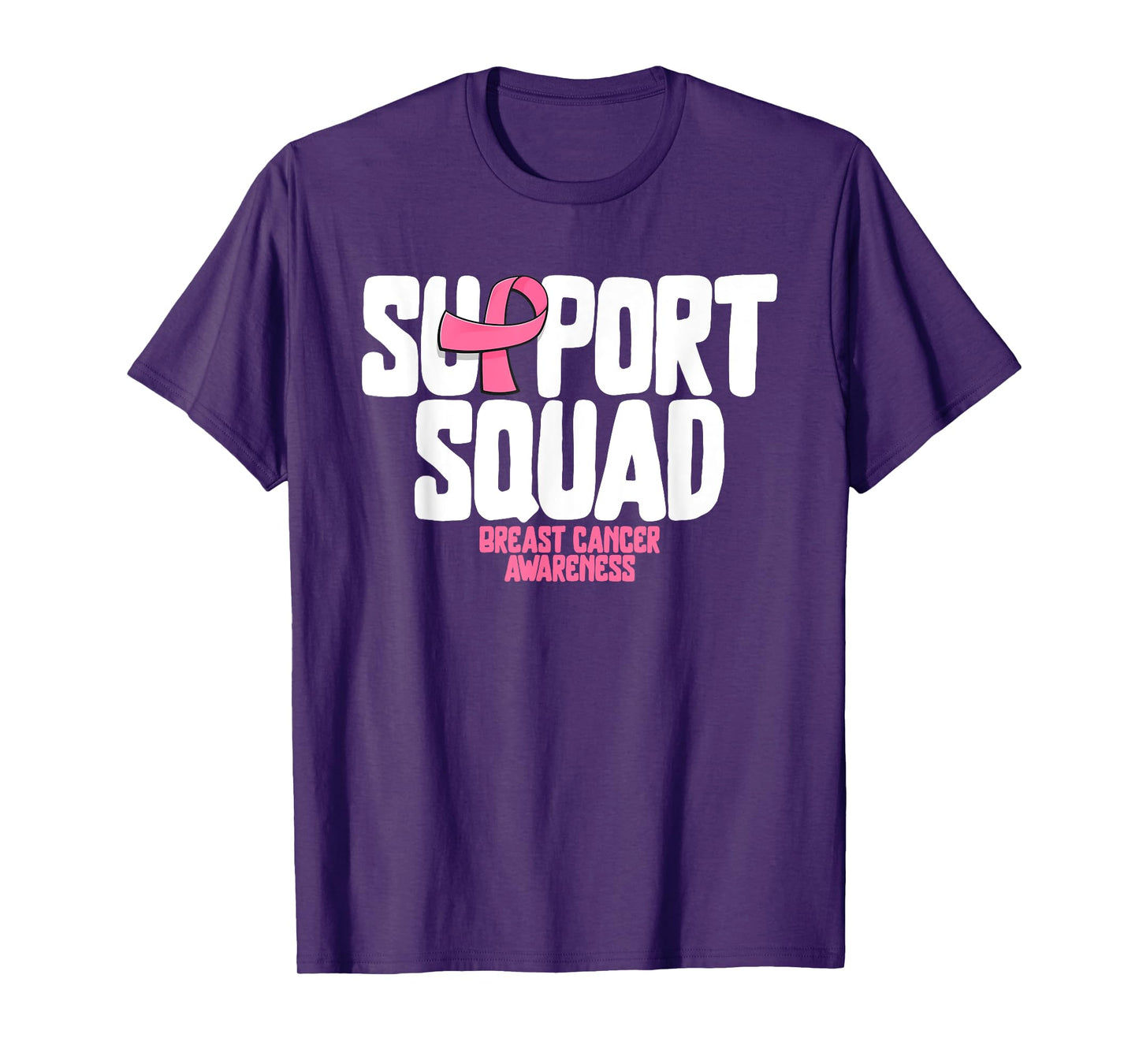 Breast Cancer Shirts Support Squad Breast Cancer Awareness T-Shirt