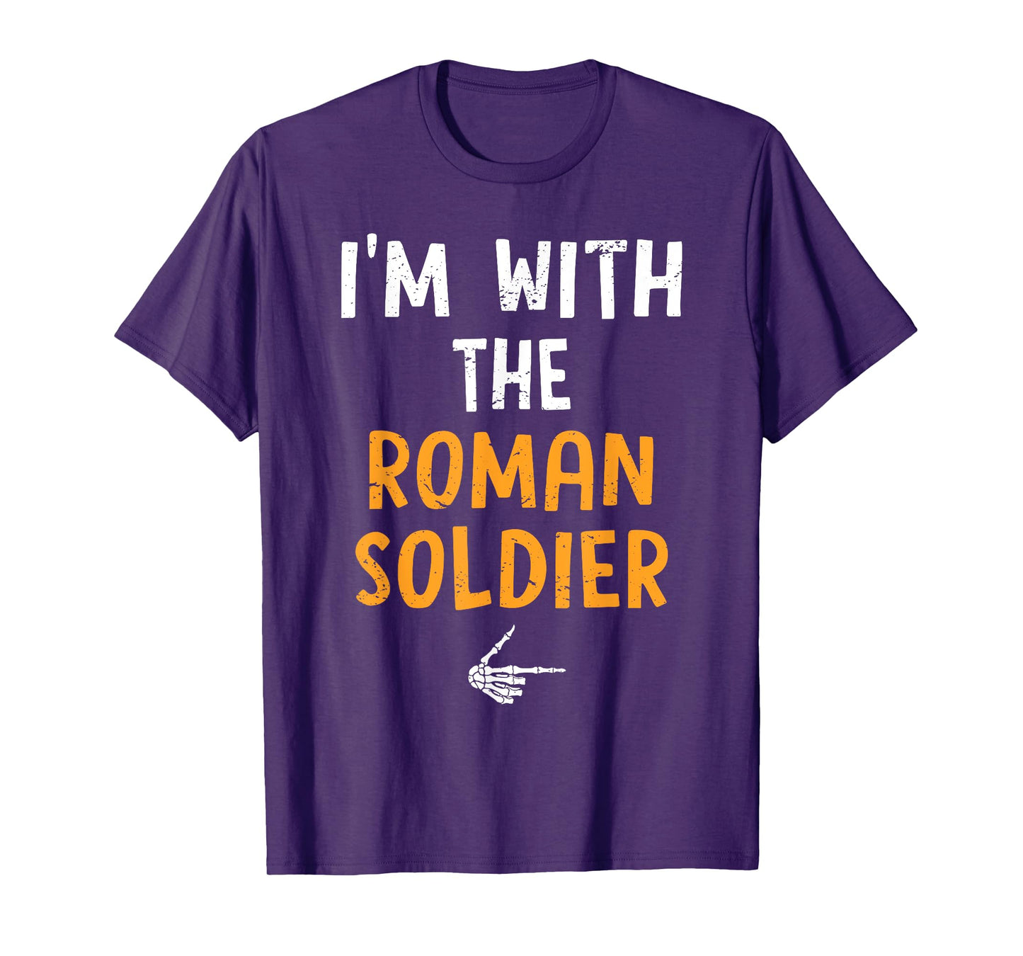 I'm with The Roman Soldier Costume Halloween Matching Couple T-Shirt