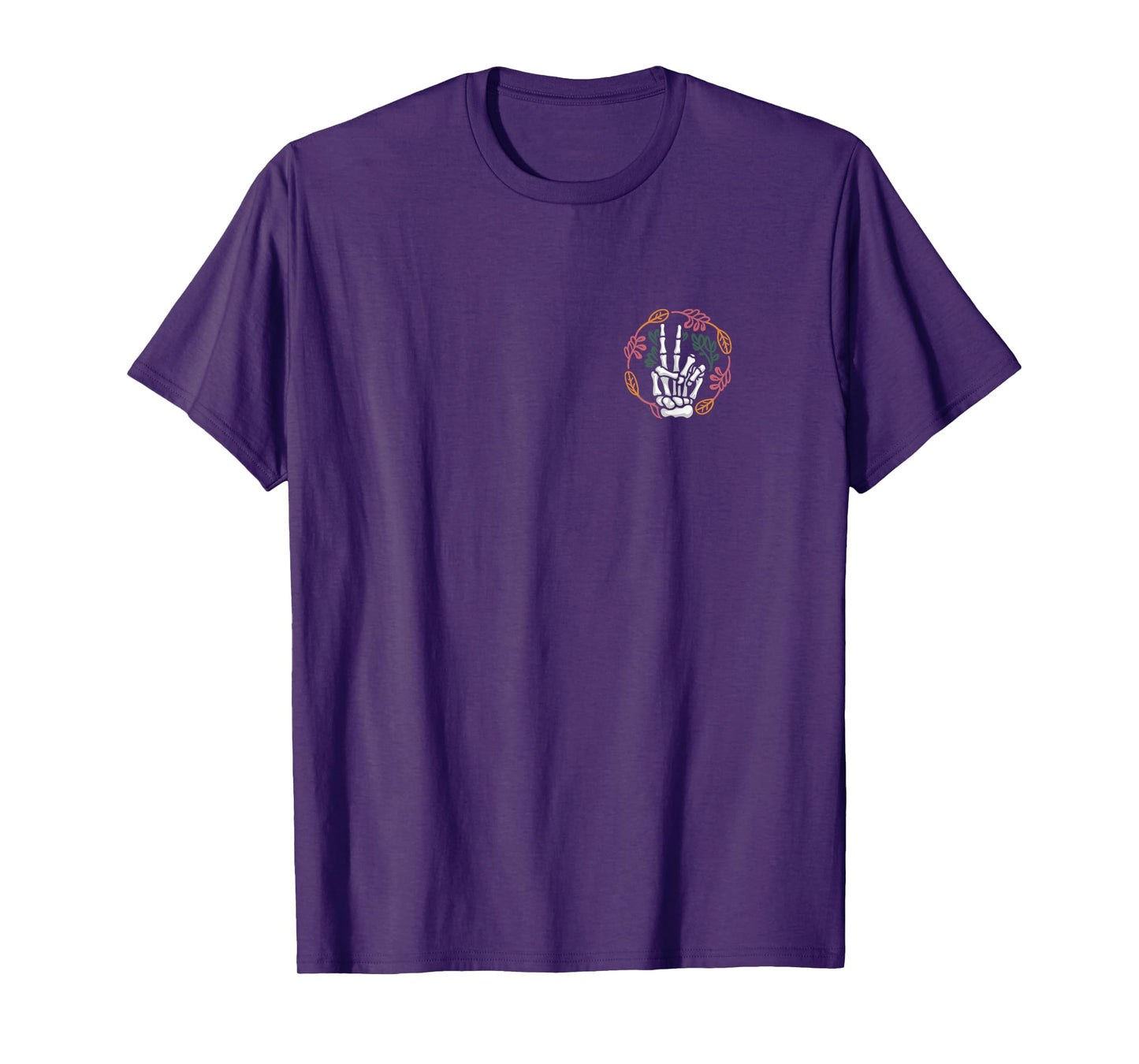 Pocket Skeleton Hand Lazy Halloween Costume Spooky Season T-Shirt