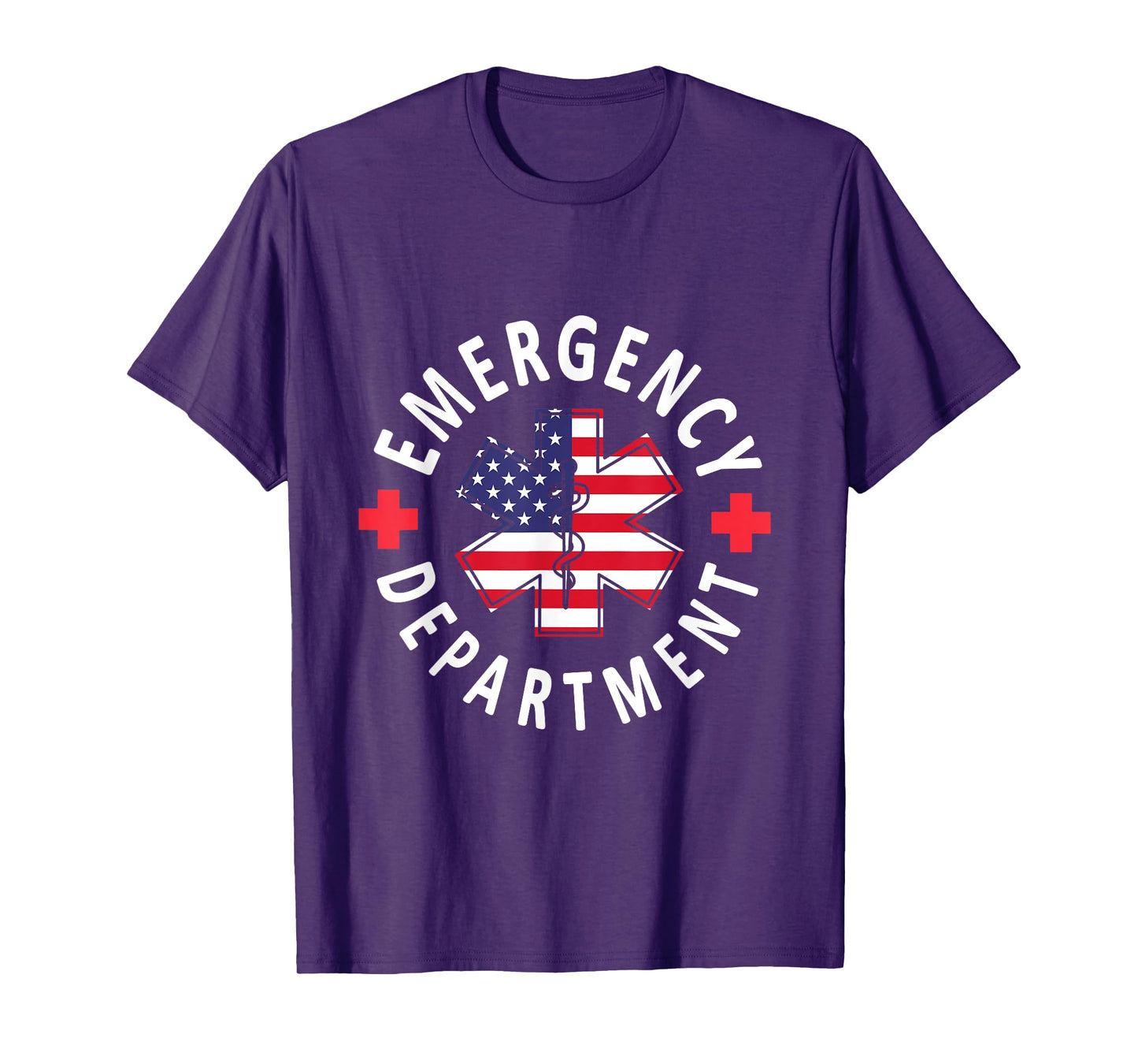 Emergency Department 4th of July USA Emergency Room Nurse T-Shirt
