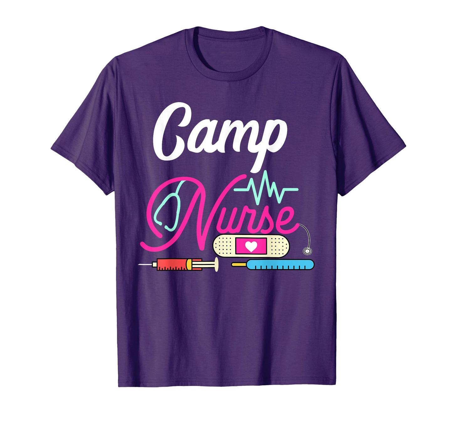 Camp Nurse Funny Women Nursing RN LPN Medical T-Shirt