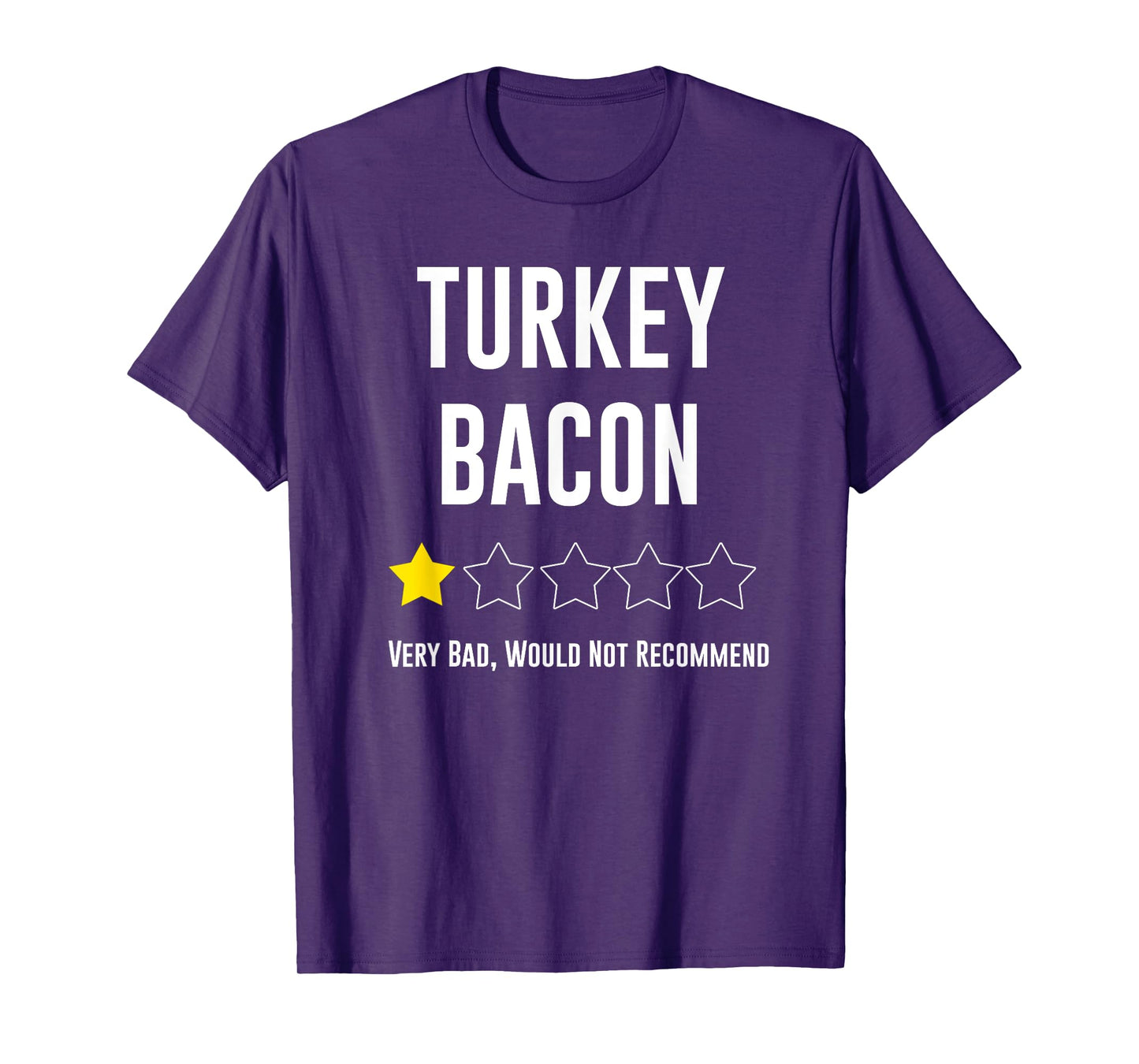 Funny Bacon Lover Turkey Bacon T-Shirt