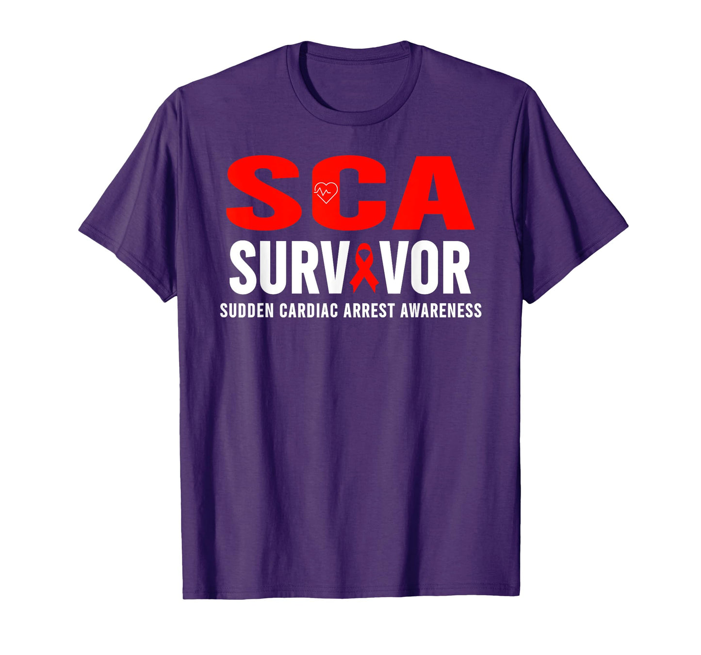 SCA Awareness Shirt - Sudden Cardiac Arrest Survivor T-Shirt