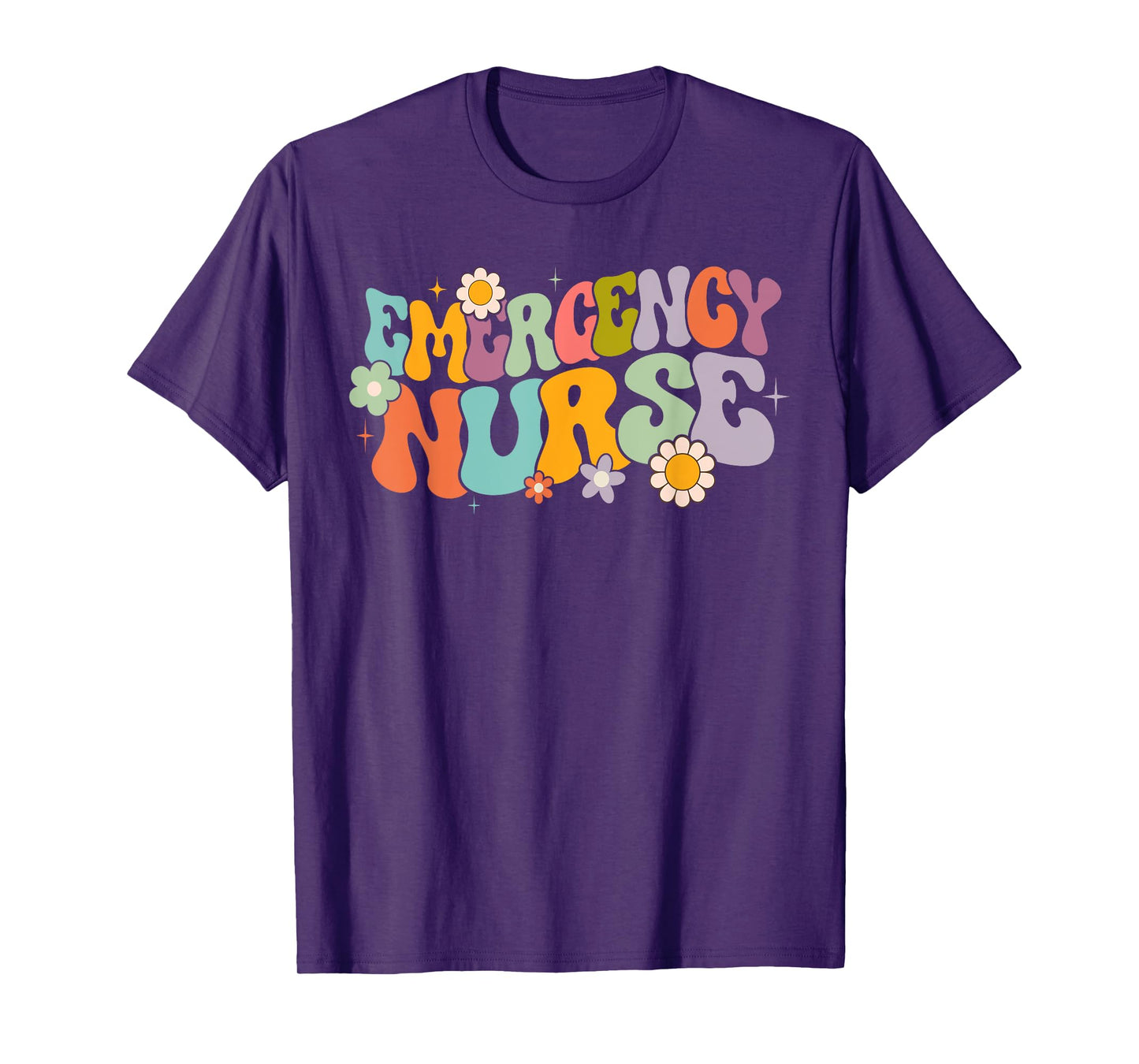 groovy ER Nurse Emergency Nurse School women nursing Room T-Shirt