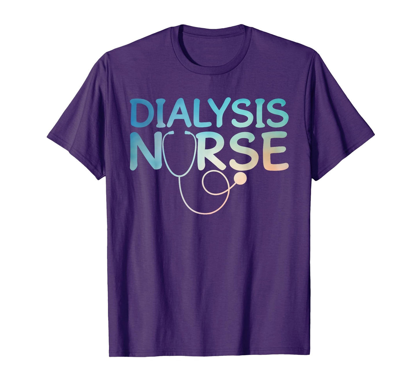 Best Dialysis Nurse Art For Women Home Dialysis Nephrology T-Shirt